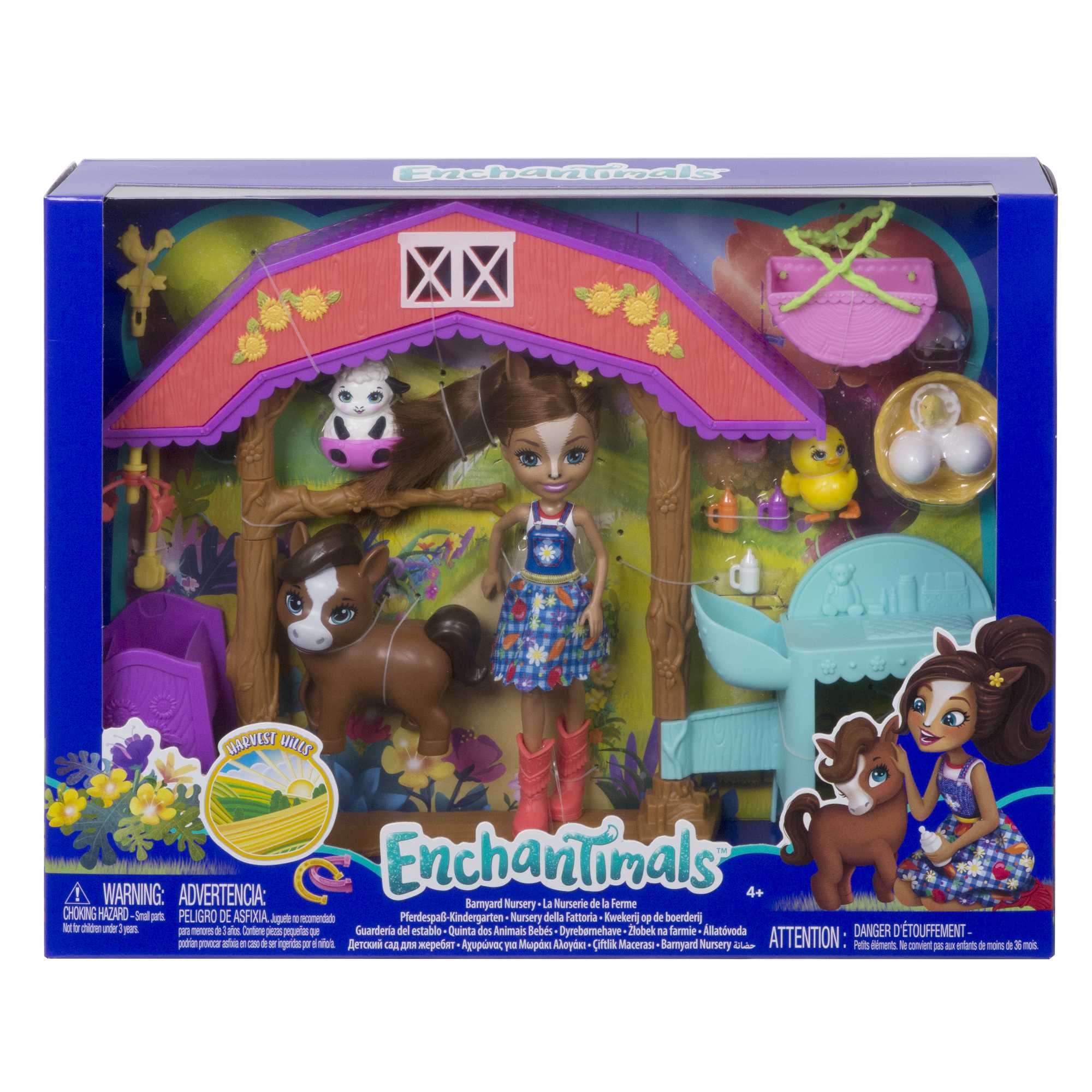 Enchantimals Barnyard Nursery Playset With Haydie Horse Doll & Trotter - Image 6