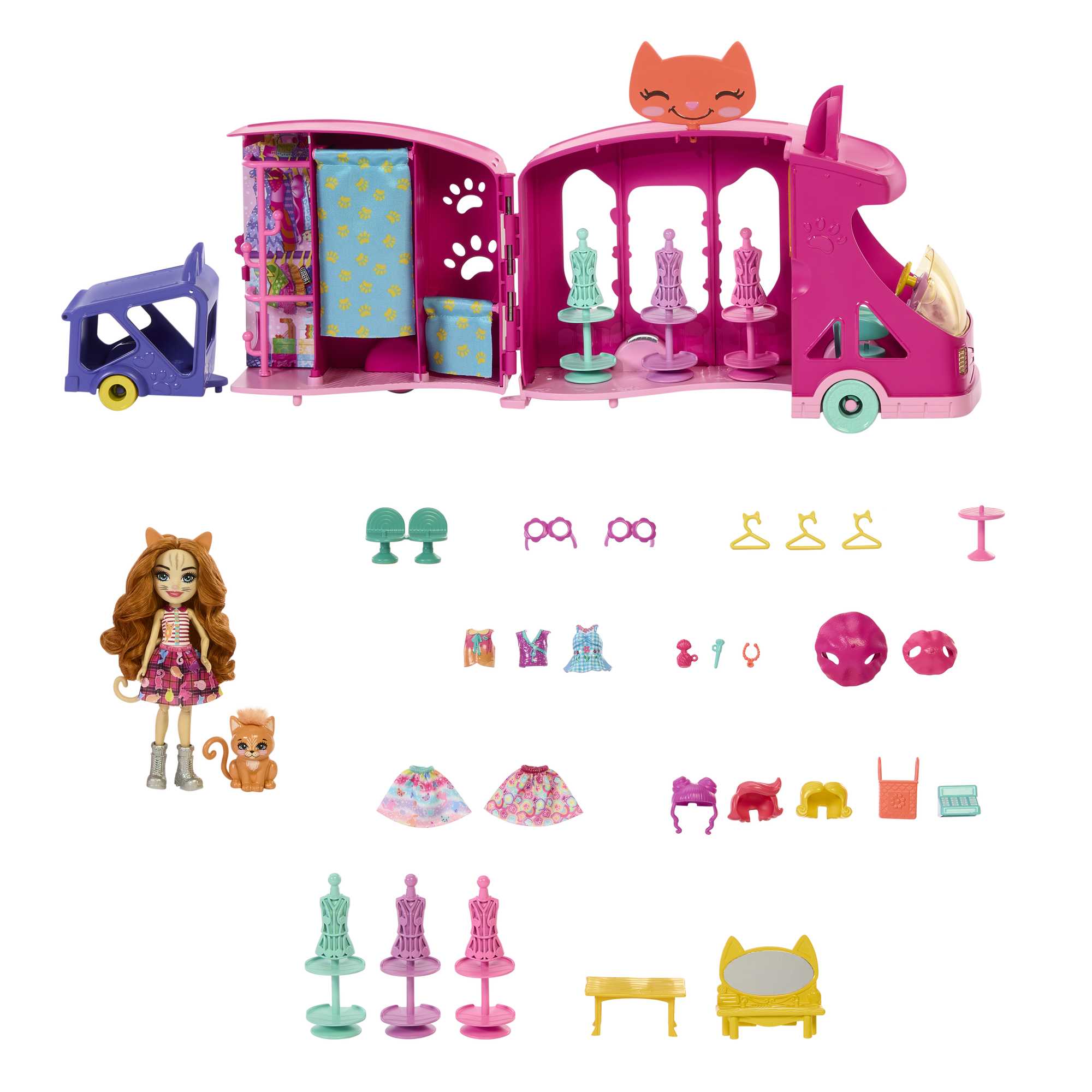 Enchantimals-Camion Mode-Coffret Poupée Et Accessoires - Image 3