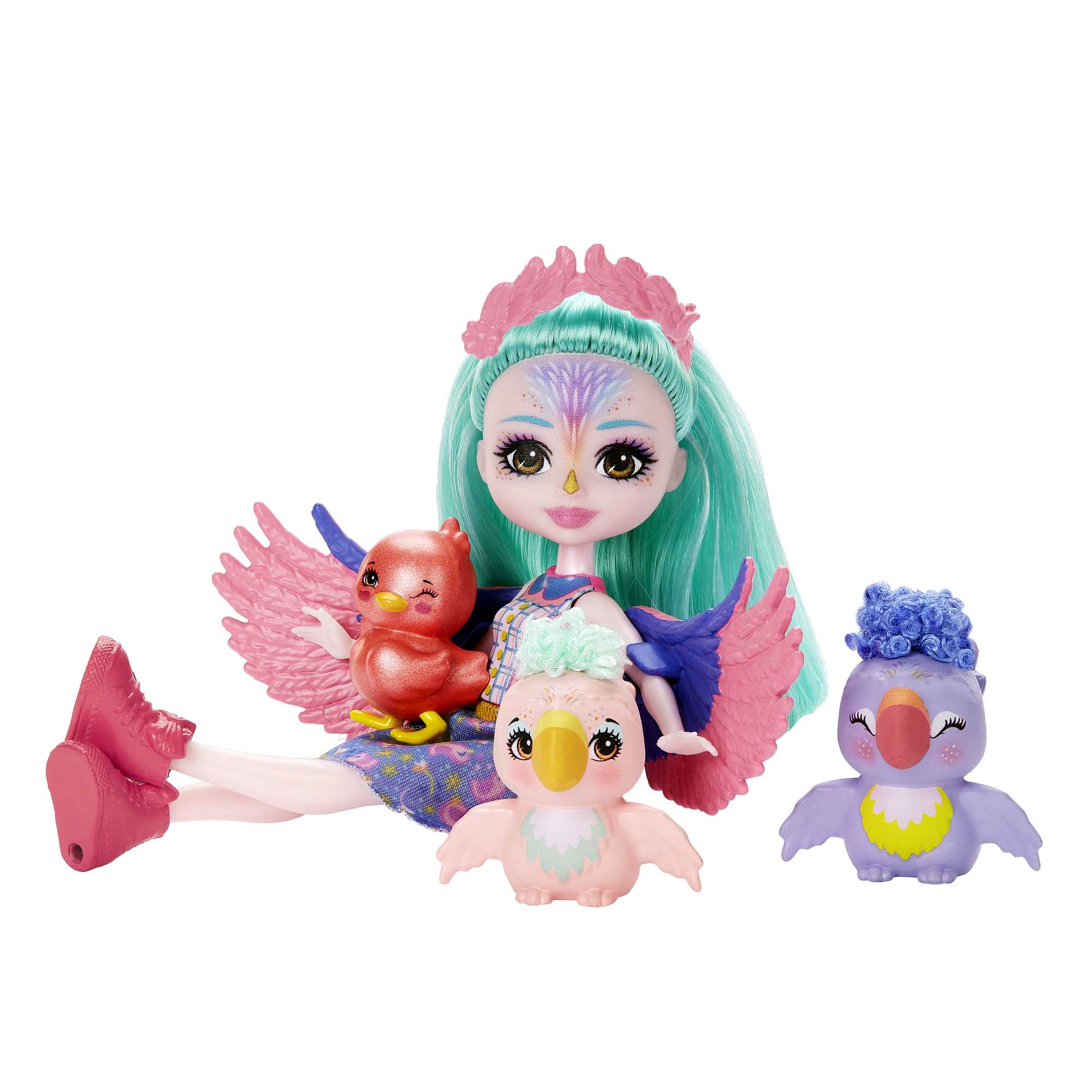 Enchantimals City Tails Hoofdstraat Filia Vink Familie Poppen - Image 5