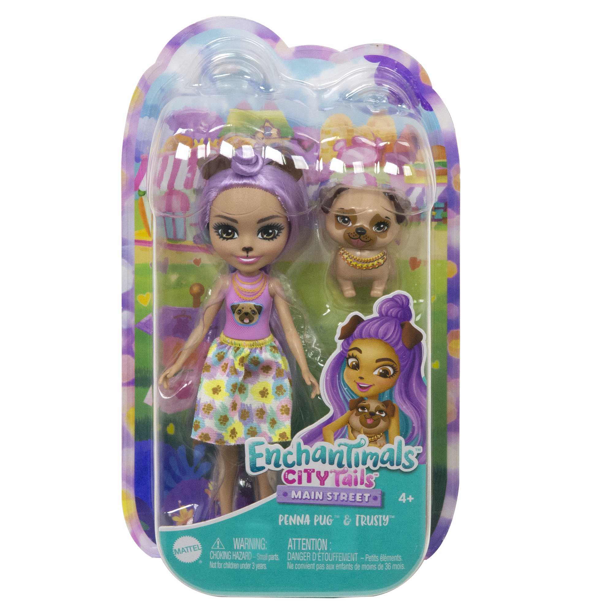 Enchantimals City Tails Hoofdstraat Penna Mopshond En Trusty Pop - Image 4