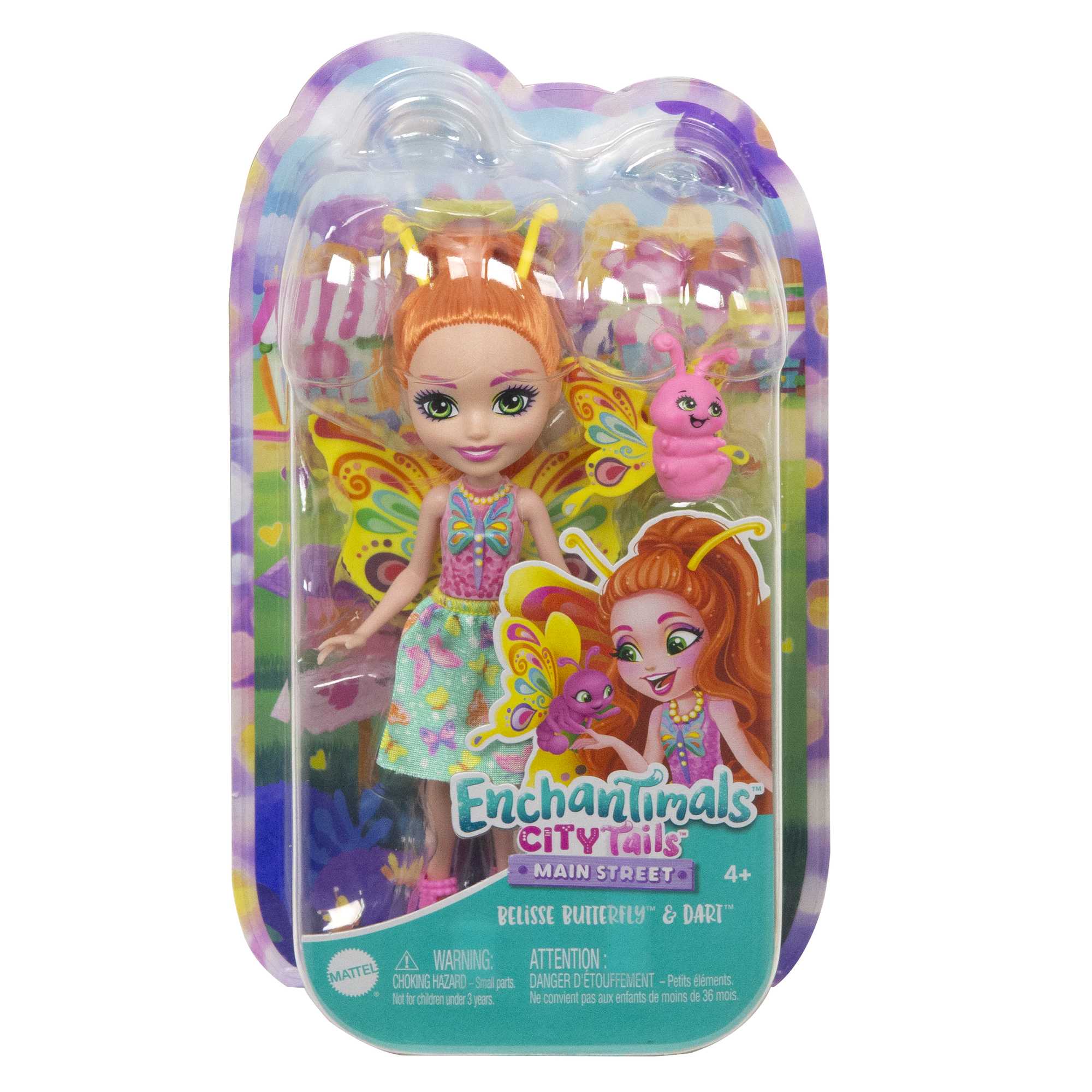 Enchantimals City Tails Main Street Belisse Butterfly & Dart Doll - Image 4