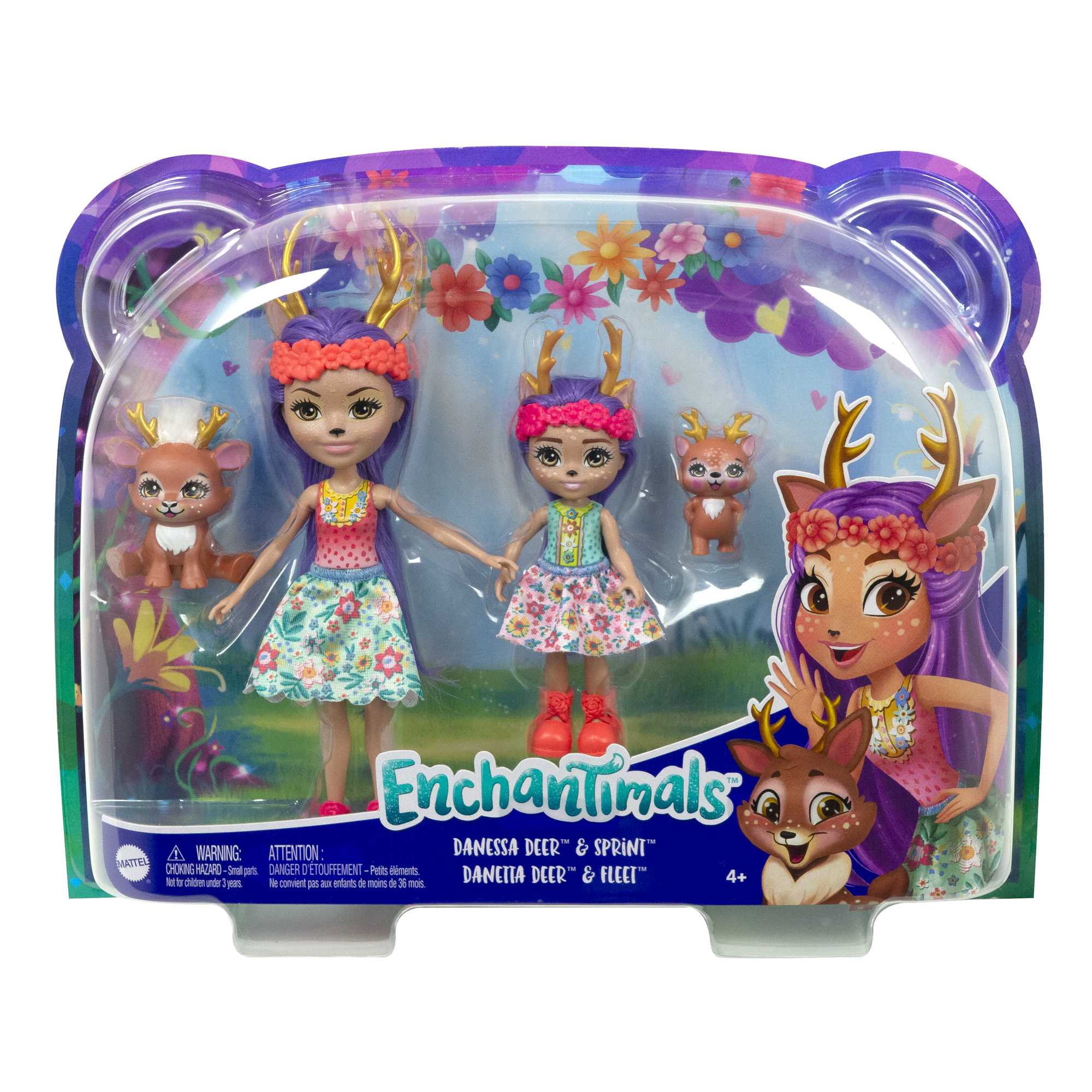 Набор игровой Enchantimals Сестрички с питомцами Данесса и Данетта Оленни - Image 6