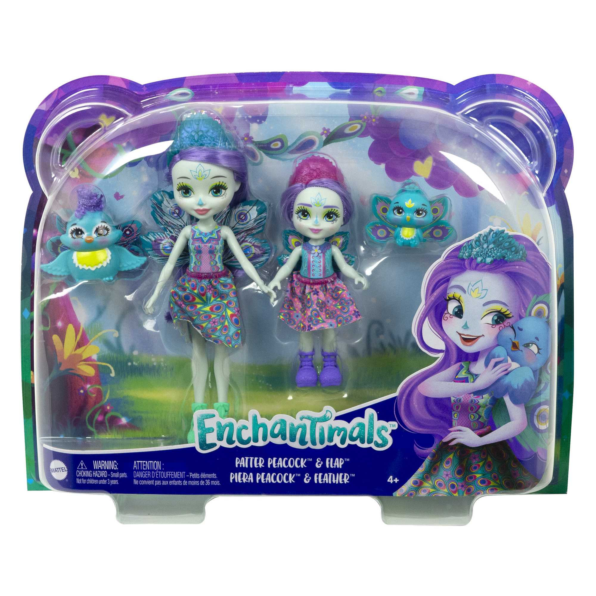 Набор игровой Enchantimals Сестрички с питомцами Пэттер и Пьера Павлина - Image 6