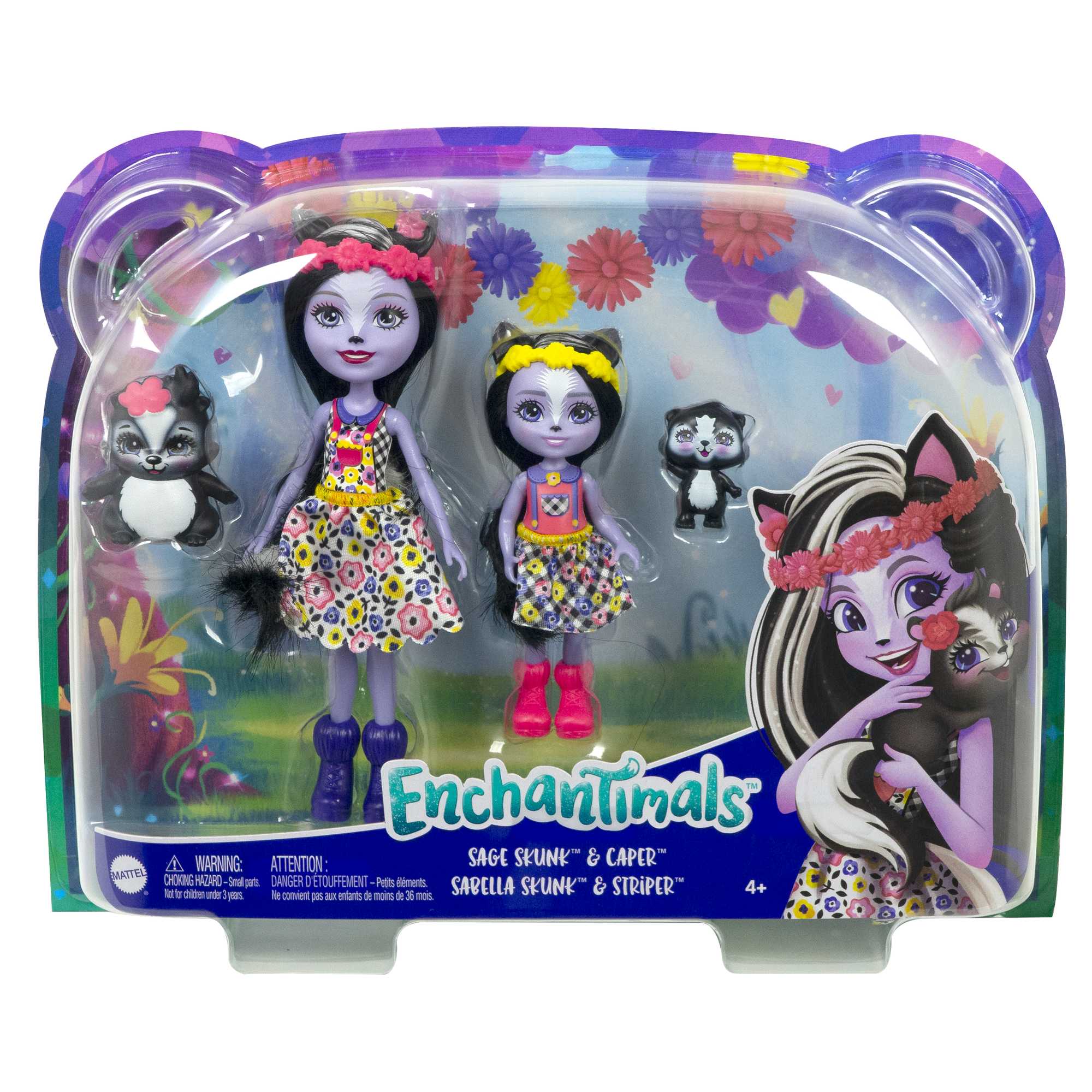 Набор игровой Enchantimals Сестрички с питомцами Сейдж и Сабелла Скунси - Image 6