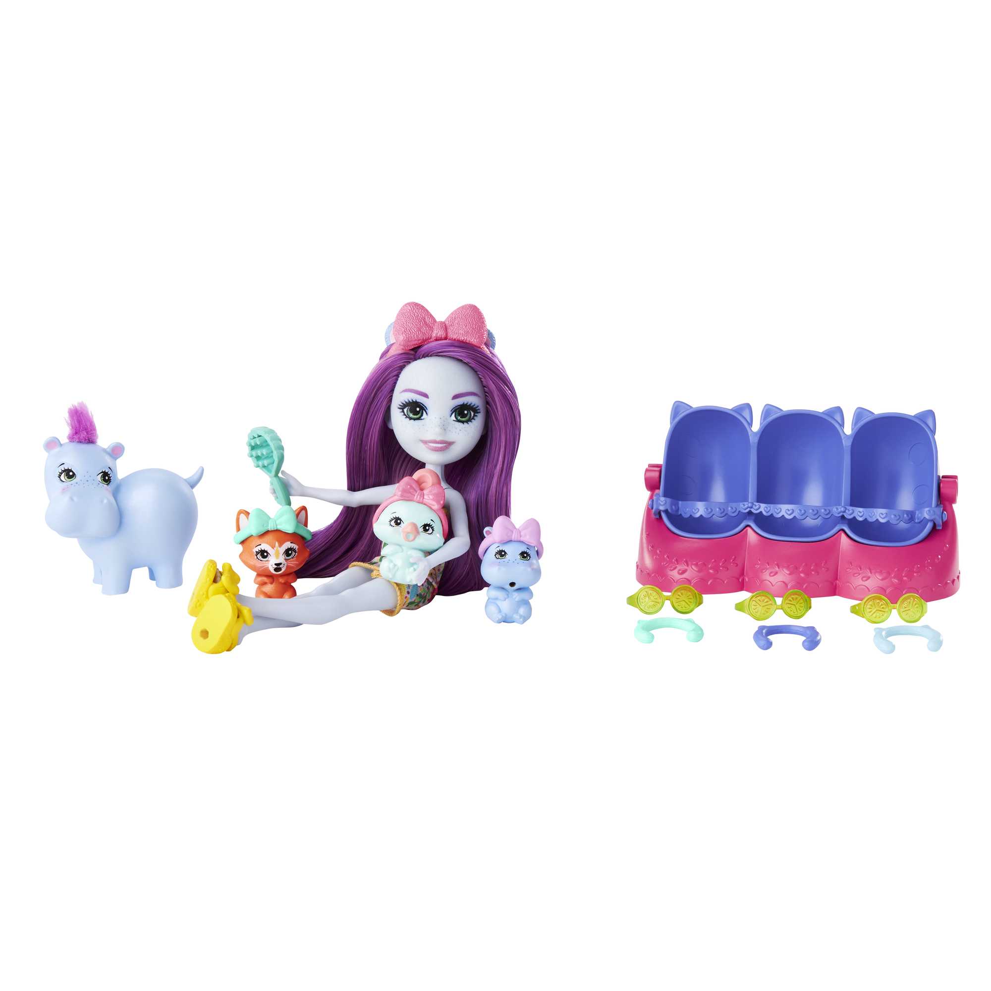 Enchantimals – Meilleurs Amis Bébés – Hedda Hippo Et Lake - Image 3