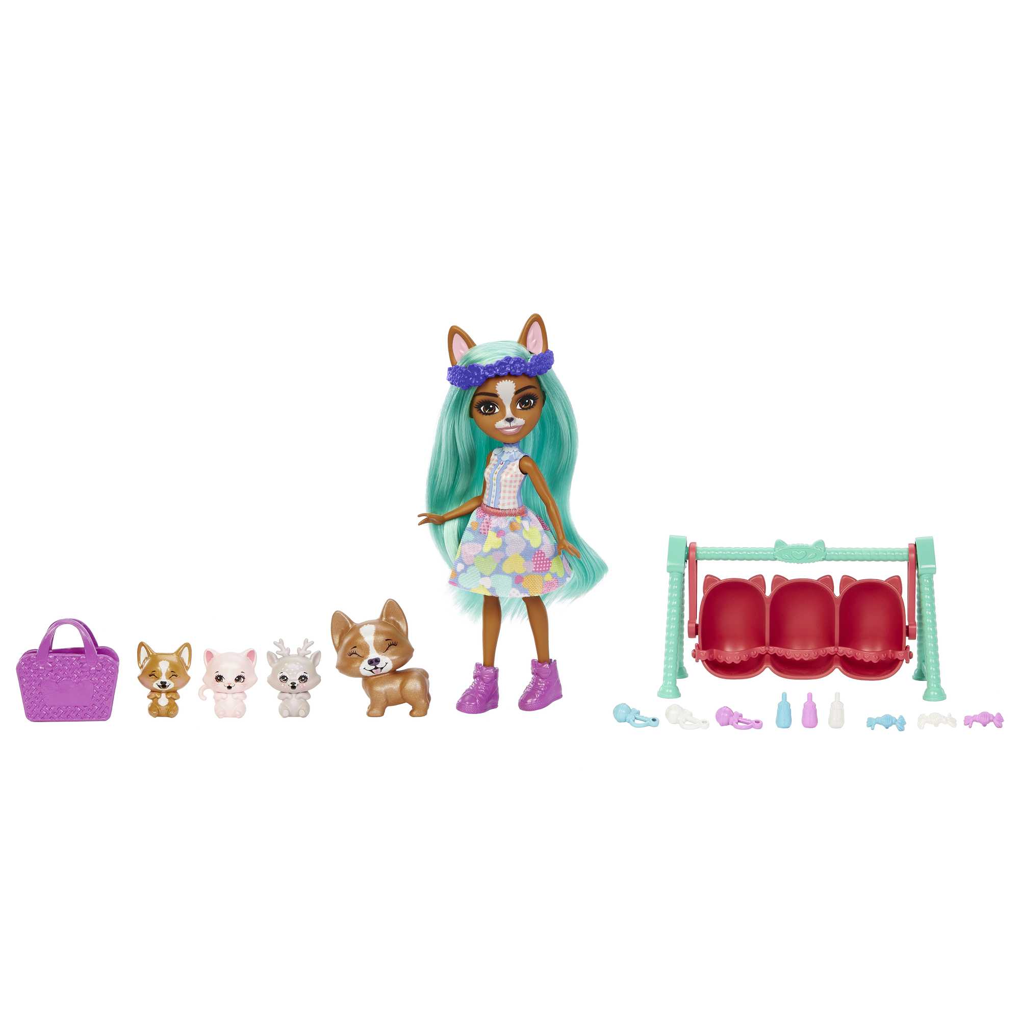 Enchantimals - Crizia Ccorgi Et Son Amie Show - Mini Poupée - 4 Ans Et +