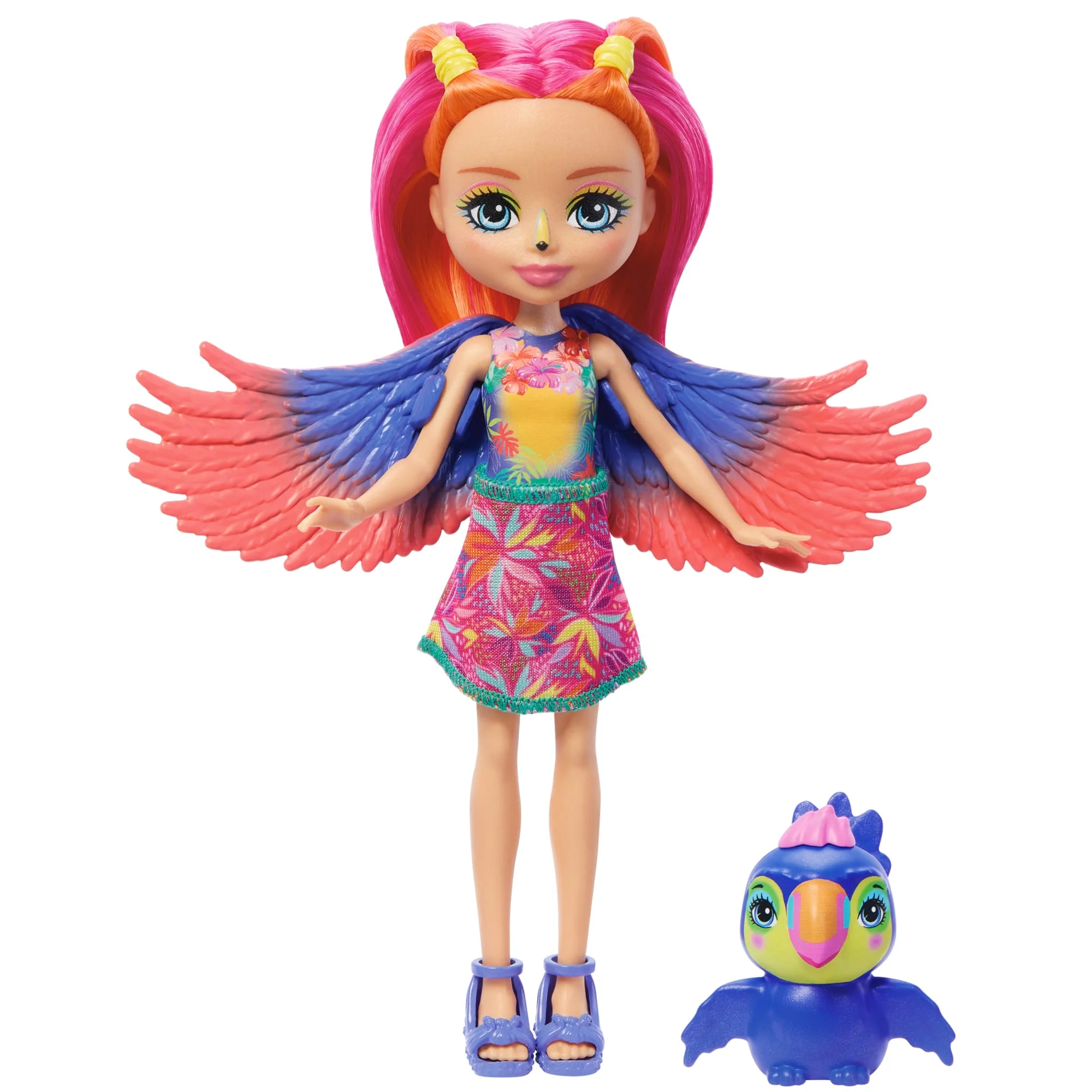 Enchantimals Sunshine Beach-Trippi Toucan Et Figurine-Poupée