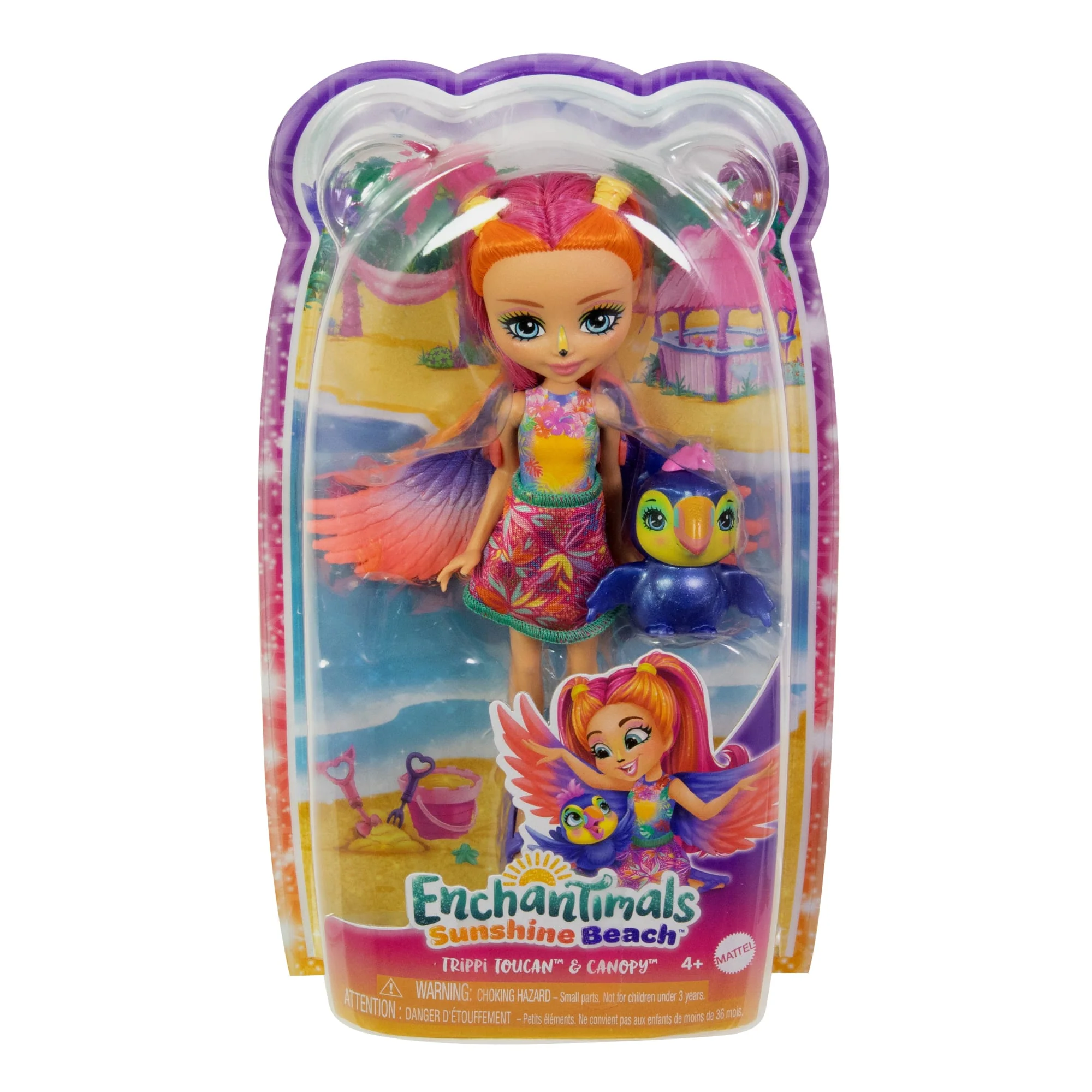 Enchantimals Sunshine Beach-Trippi Toucan Et Figurine-Poupée - Image 6