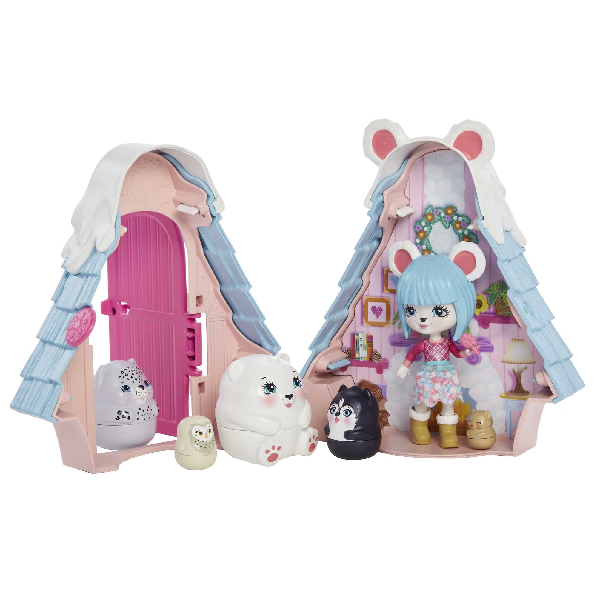 Набор игровой Enchantimals Лыжный домик Полярного мишки Паубри - Image 3