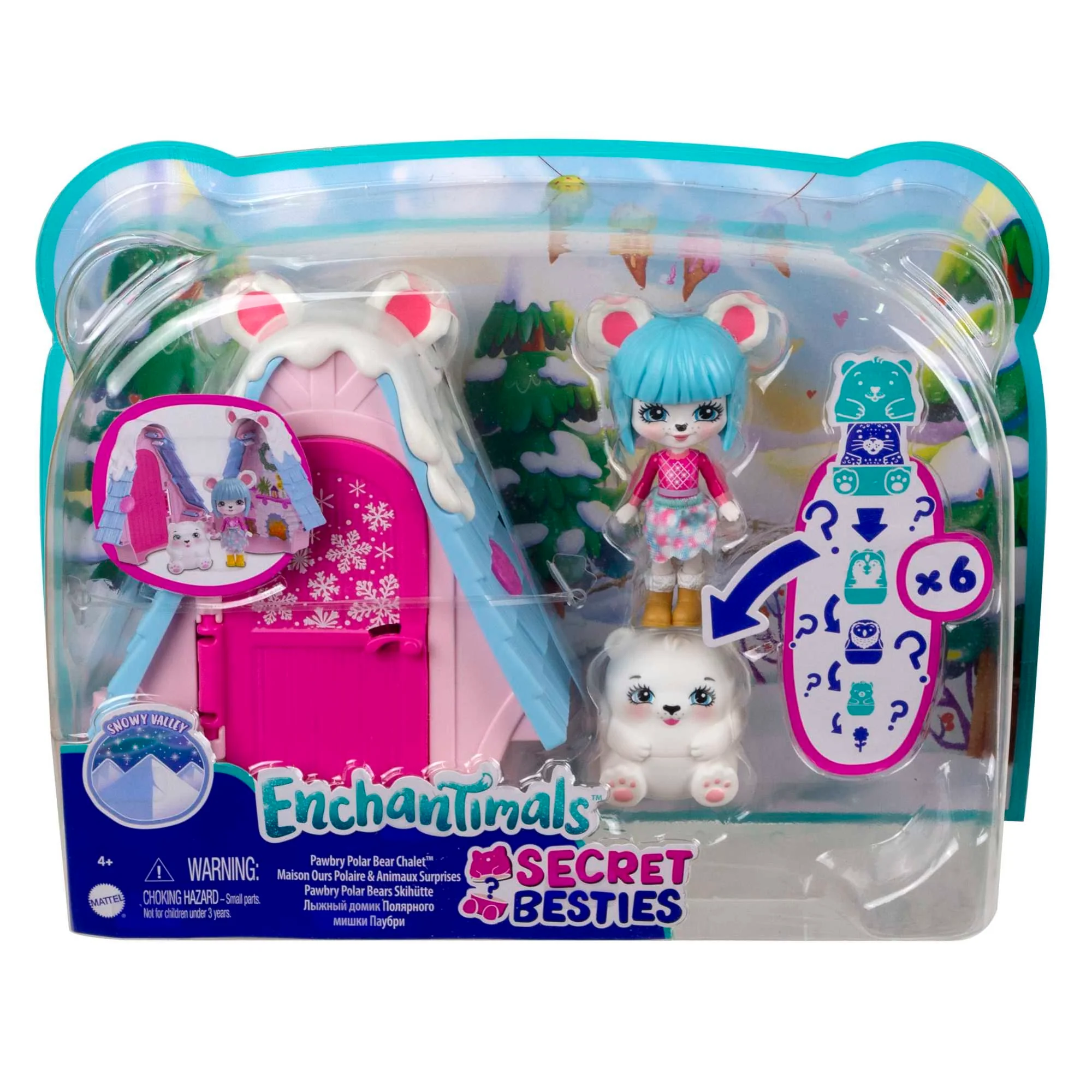 Набор игровой Enchantimals Лыжный домик Полярного мишки Паубри - Image 6