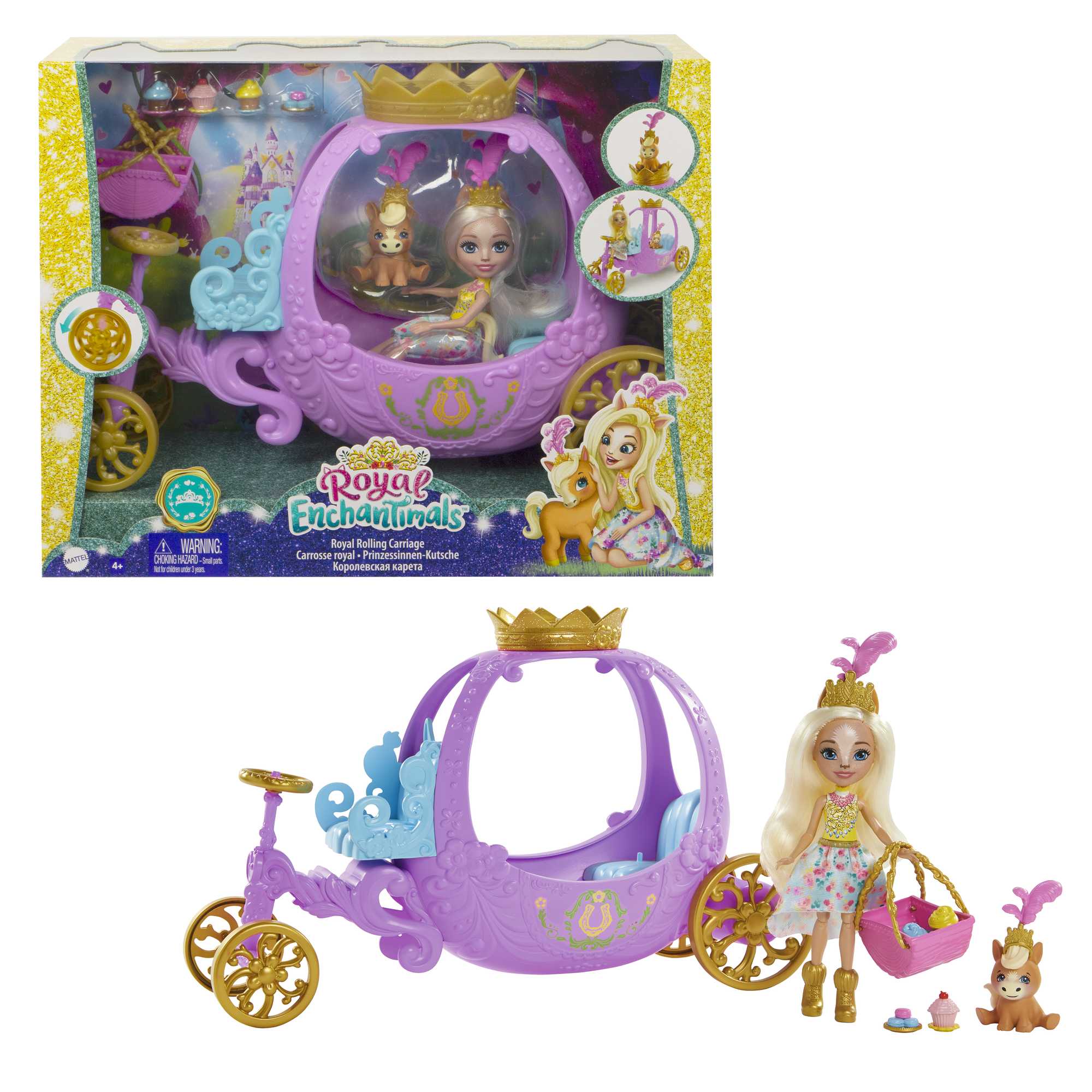 Набор игровой Enchantimals Королевская карета