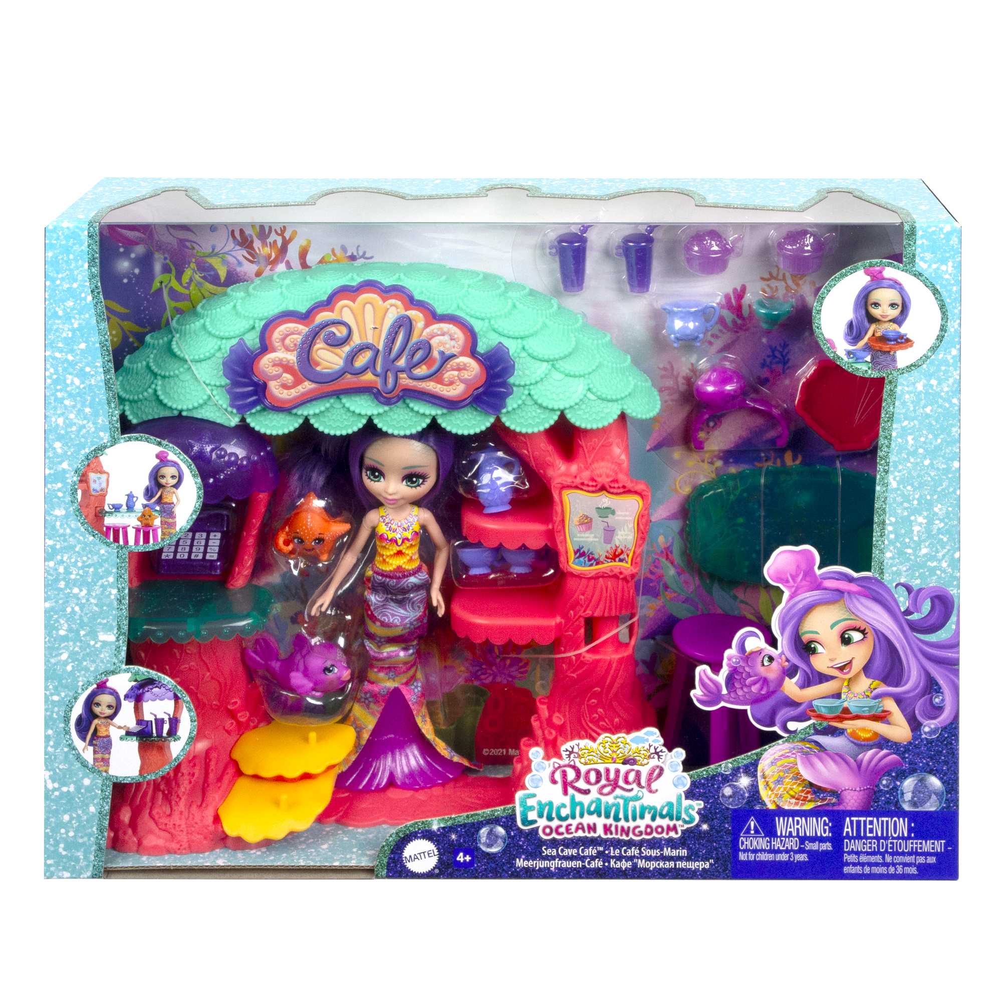 Набор игровой Enchantimals Кафе Морская пещера (кукла + питомцы) - Image 6