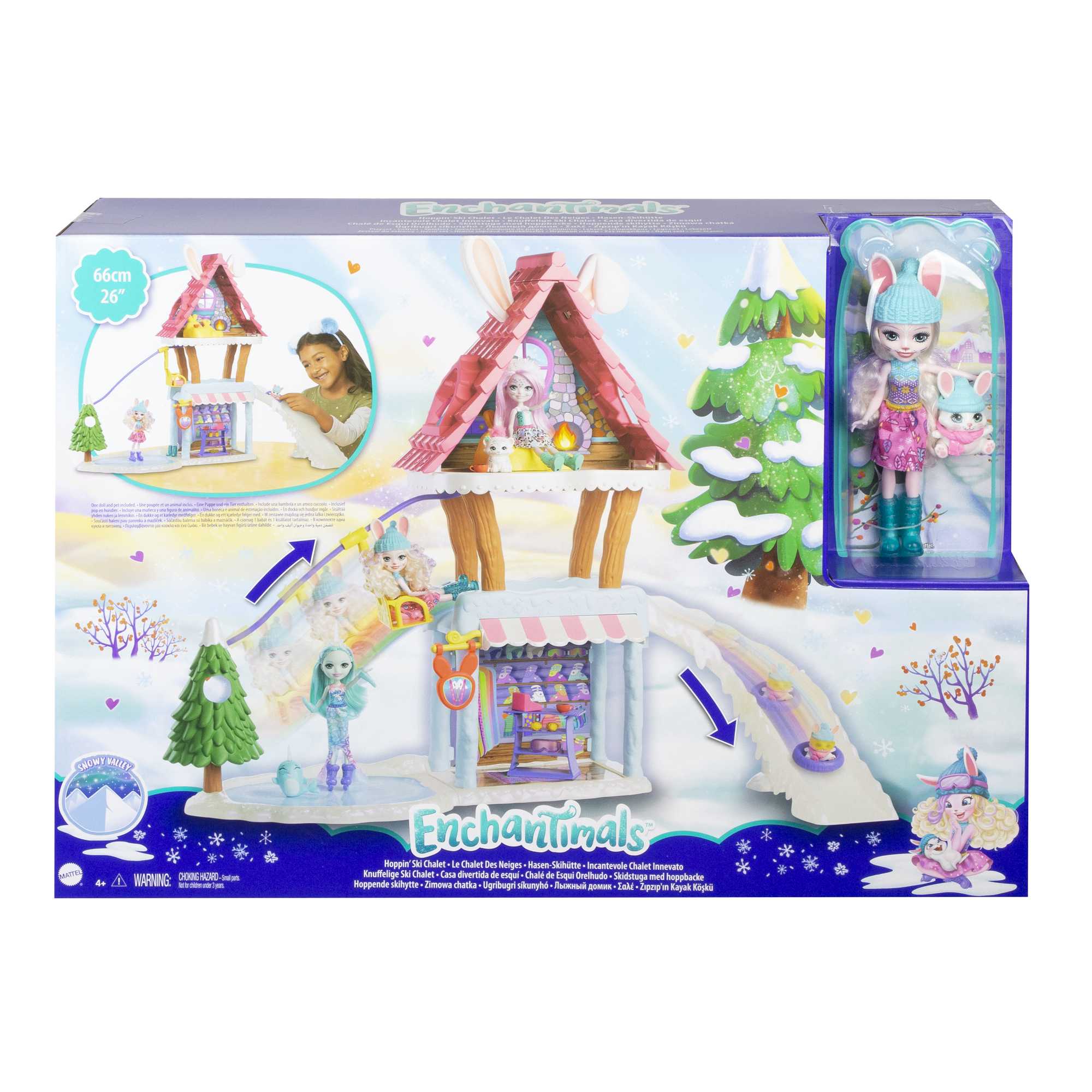 Набор Enchantimals Снежная долина Шале в горах кукла+питомец - Image 6