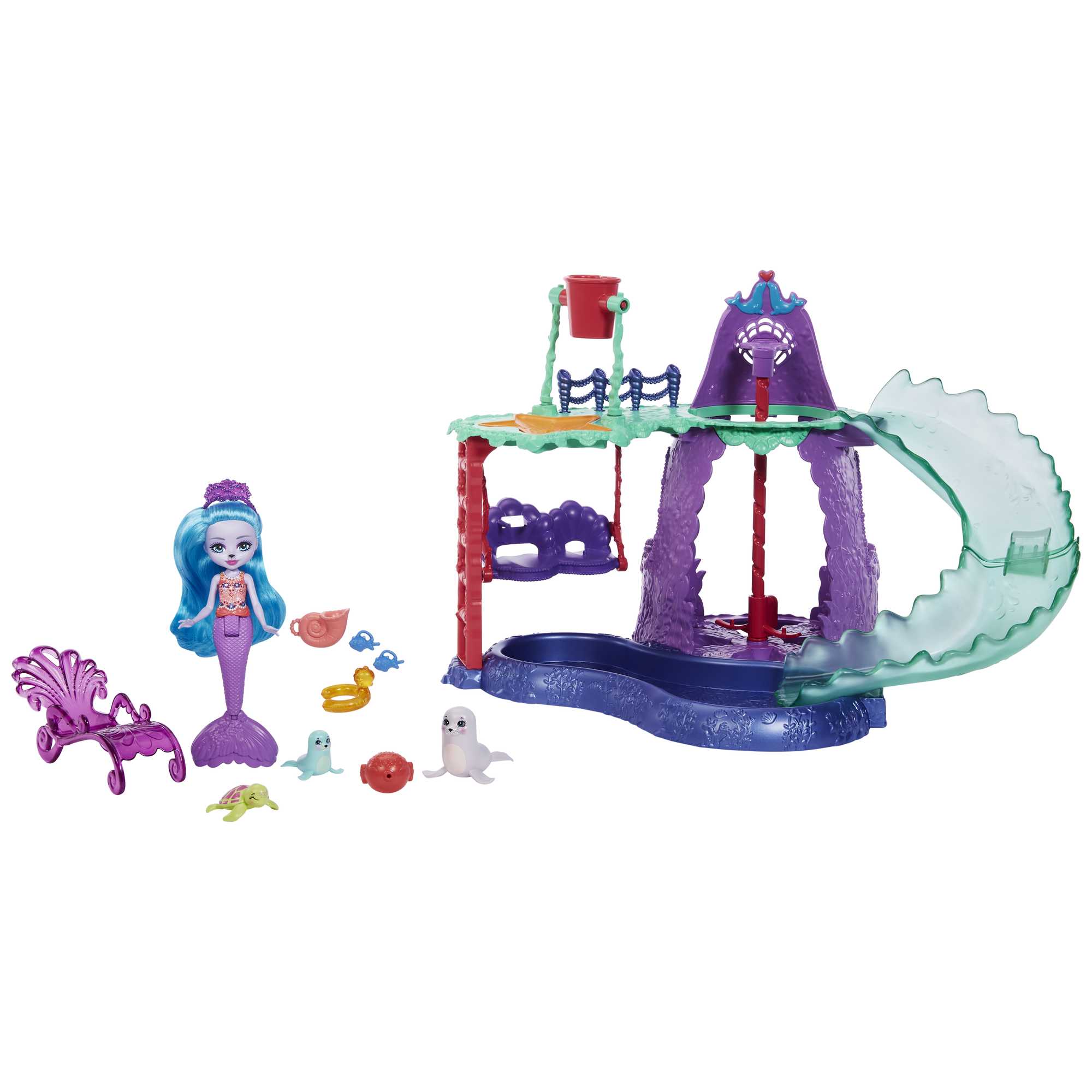 Набор игровой Enchantimals Большой аквапарк с куклой и питомцами - Image 7