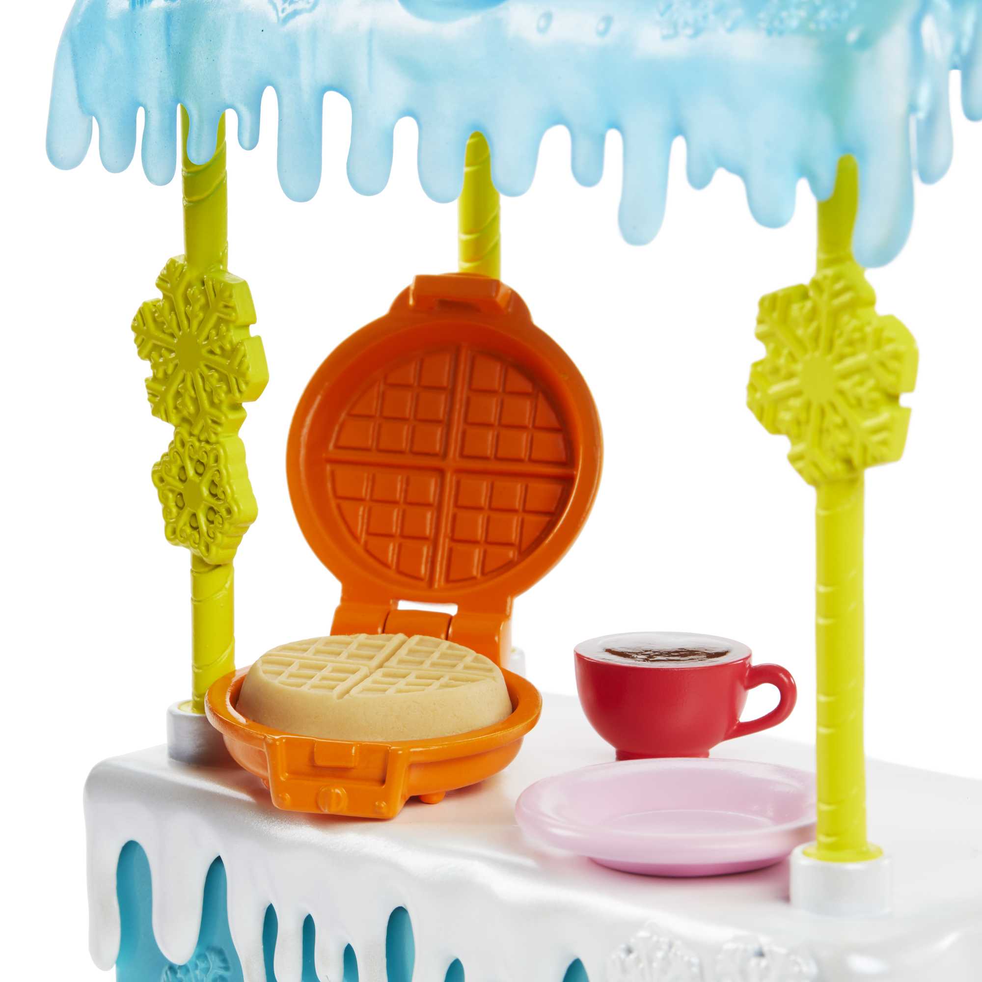 Enchantimals Warmin' Up Cocoa Stand With Hawna Husky & Whipped Cream Dolls - Image 4