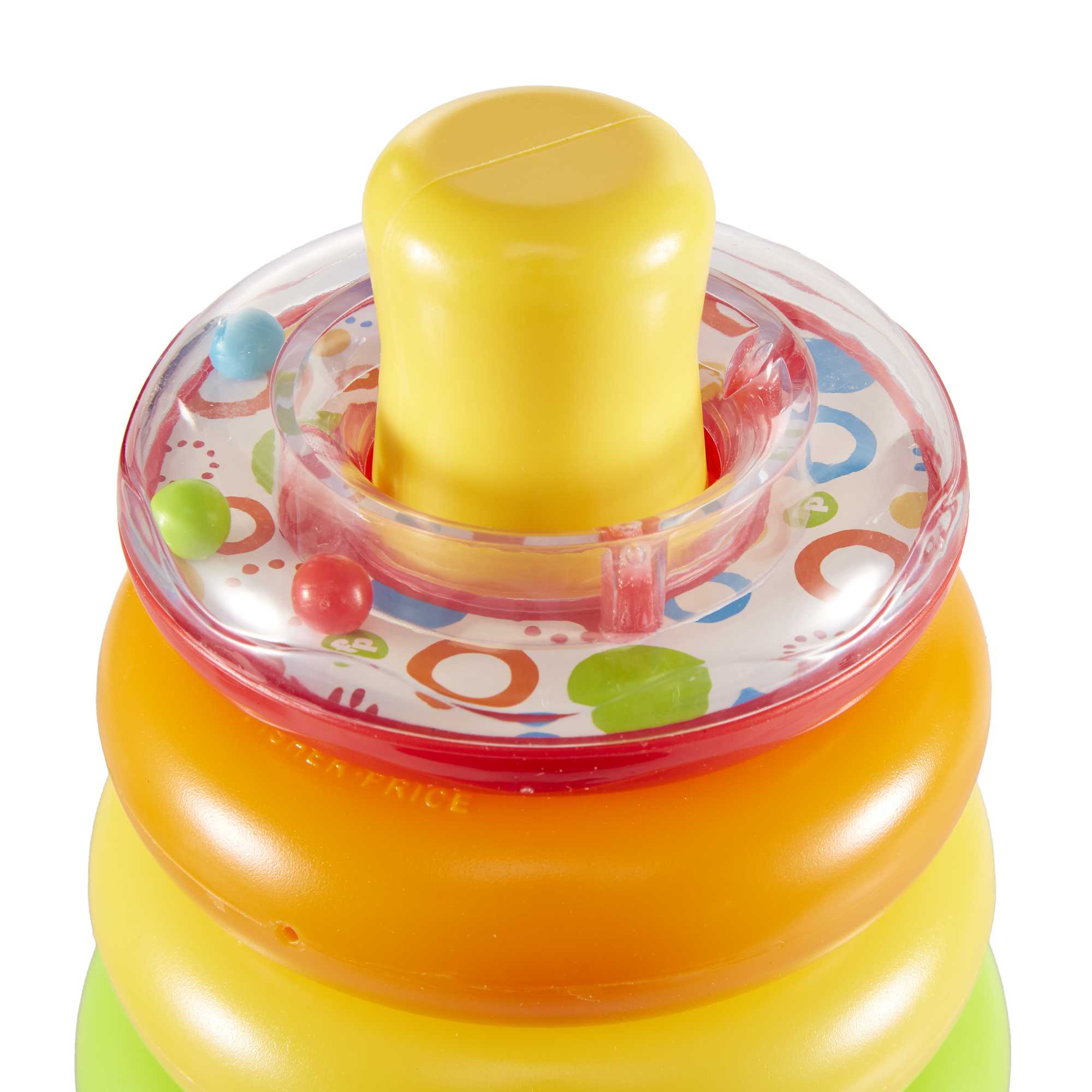 Fisher-Price Farbring Pyramide, Steckspiel-Zeug, Stapelturm, Stapelspielzeug - Image 3