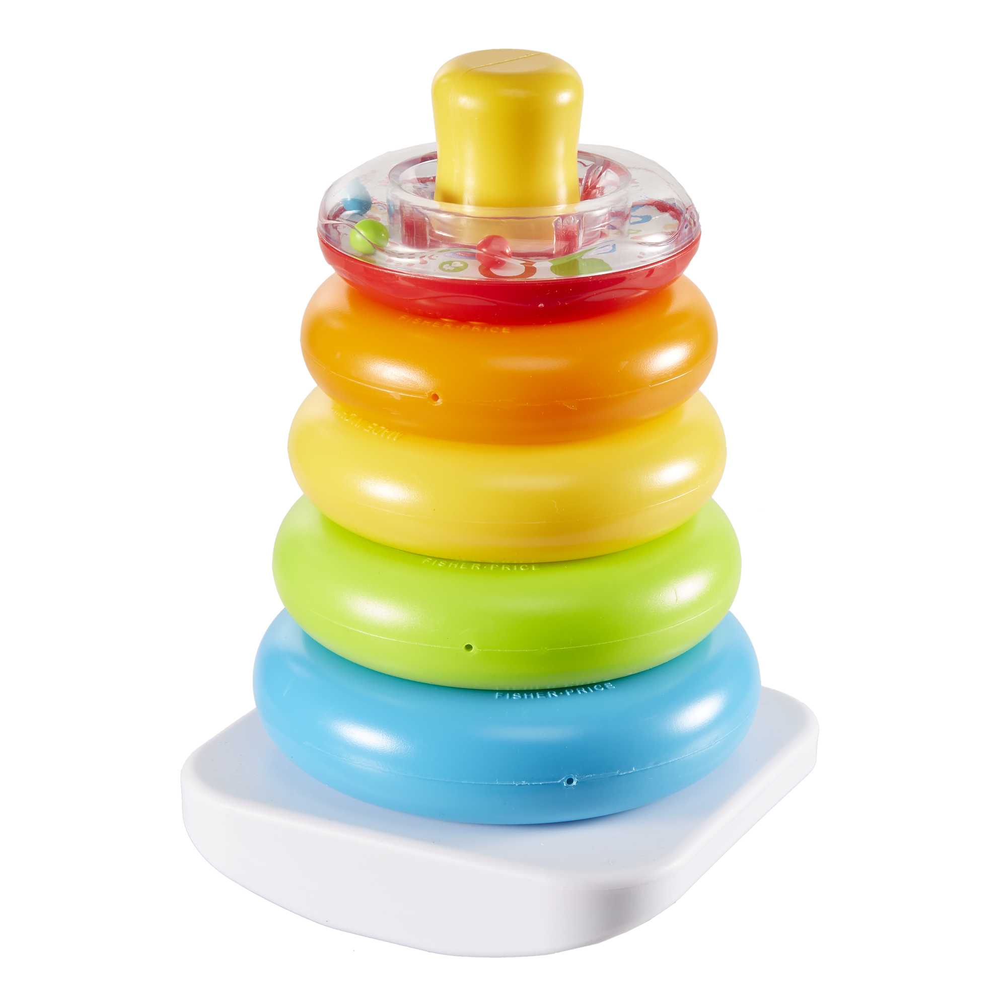 Fisher-Price Farbring Pyramide, Steckspiel-Zeug, Stapelturm, Stapelspielzeug - Image 4