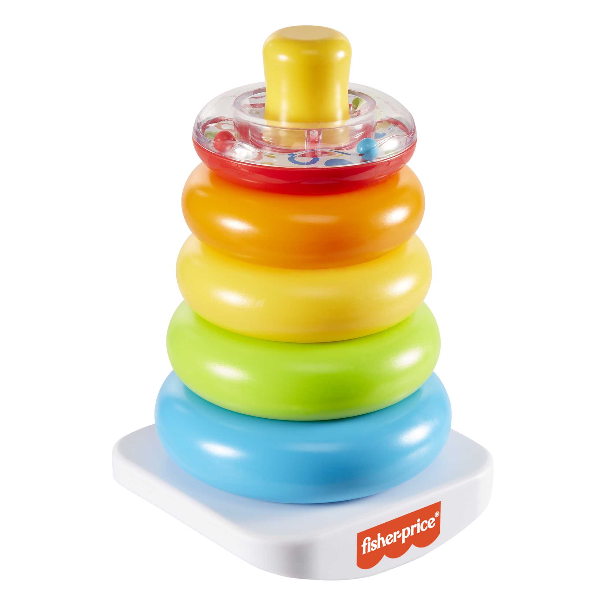 Fisher-Price Farbring Pyramide, Steckspiel-Zeug, Stapelturm, Stapelspielzeug - Image 5