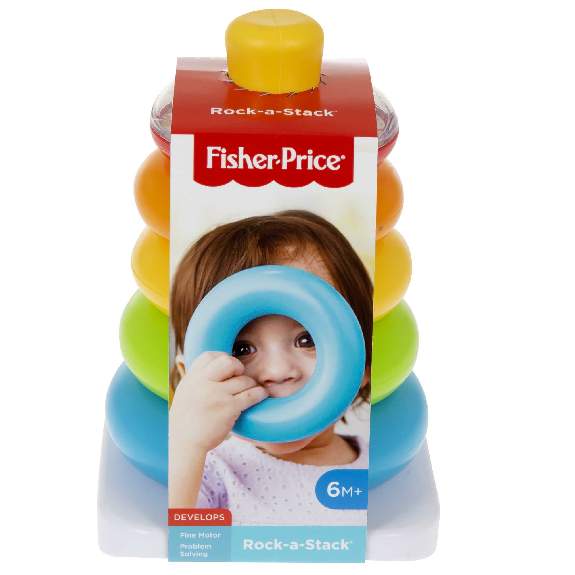 Fisher-Price Farbring Pyramide, Steckspiel-Zeug, Stapelturm, Stapelspielzeug - Image 6