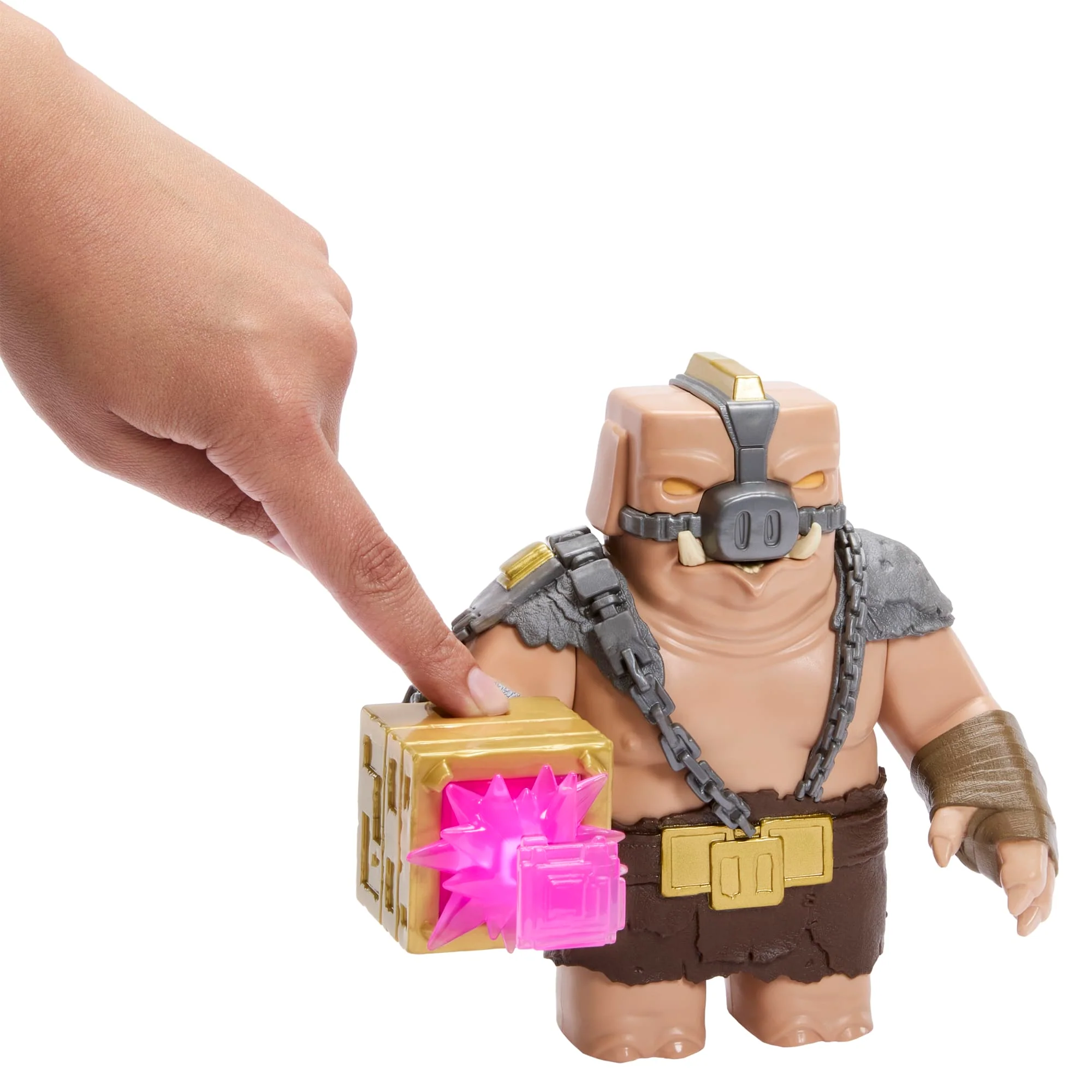 Figura De Acción Grande Gran Jabalí En Modo De Batalla De Minecraft Con Luces Y Sonidos, Inspirada En “Una Película De Minecraft” - Image 4