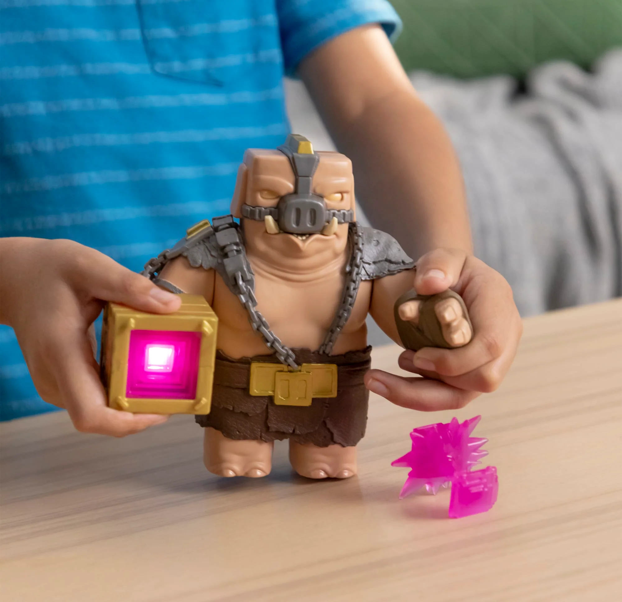 Figura De Acción Grande Gran Jabalí En Modo De Batalla De Minecraft Con Luces Y Sonidos, Inspirada En “Una Película De Minecraft” - Image 6