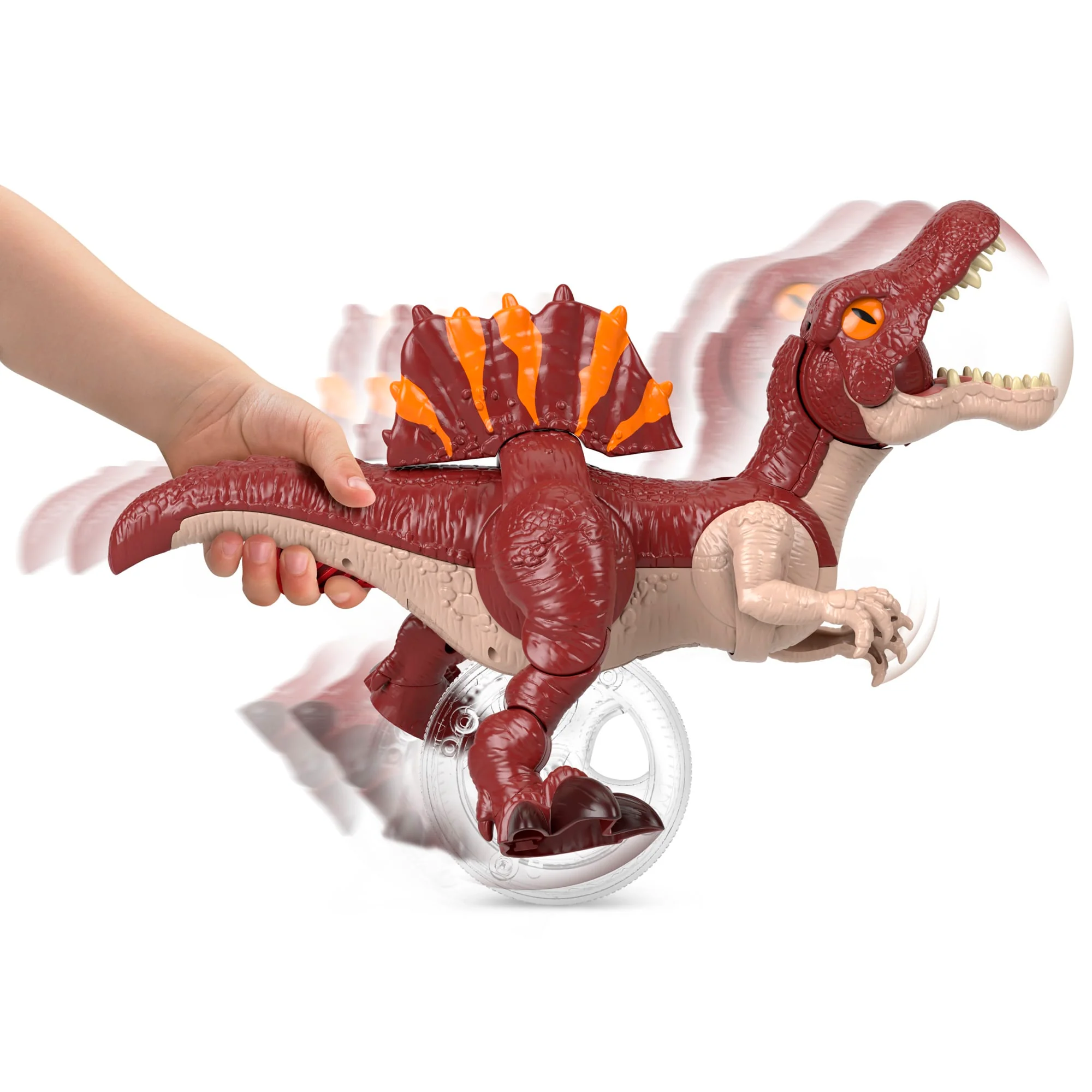 Figura De Dinosaurio Espinosaurio Corredor De Jurassic World Rebirth De Imaginext De Fisher-Price Con Movimiento Hacia Delante Y Mordiscos - Image 5