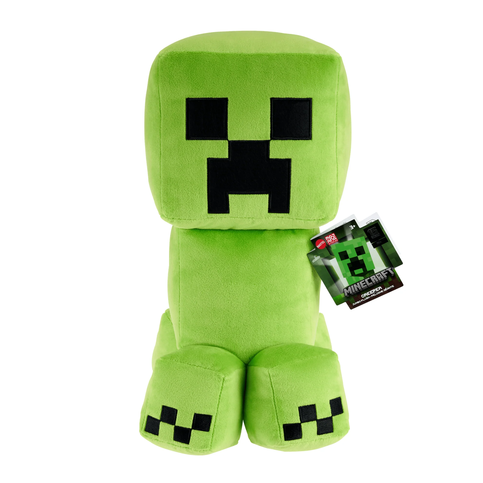Figura De Peluche Gigante De Creeper De Minecraft De 40,6Cm, Diseño Pixelado - Image 2