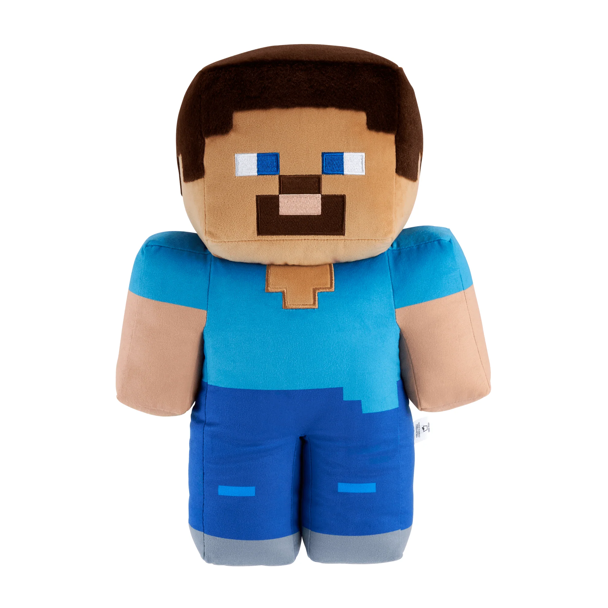 Figura De Peluche Gigante De Steve De Minecraft De 40,6Cm, Diseño Pixelado - Image 2