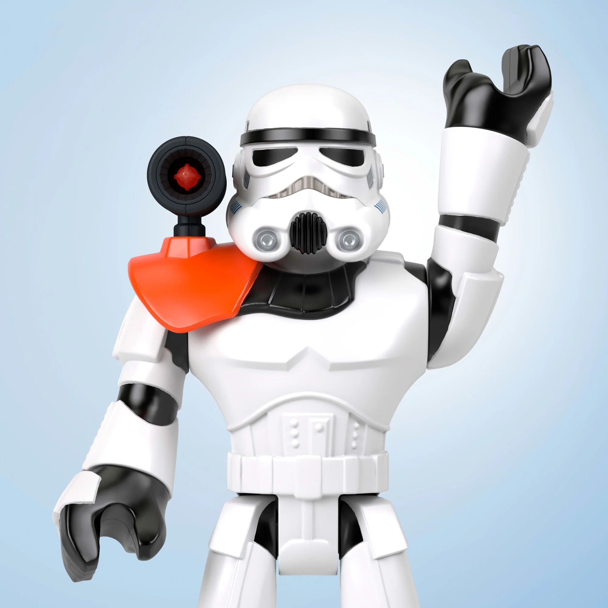 Figura De Soldado Imperial Xxl De Imaginext Star Wars De Más De 41Cm De Alto, Juguete Articulado Con Lanzador - Image 5