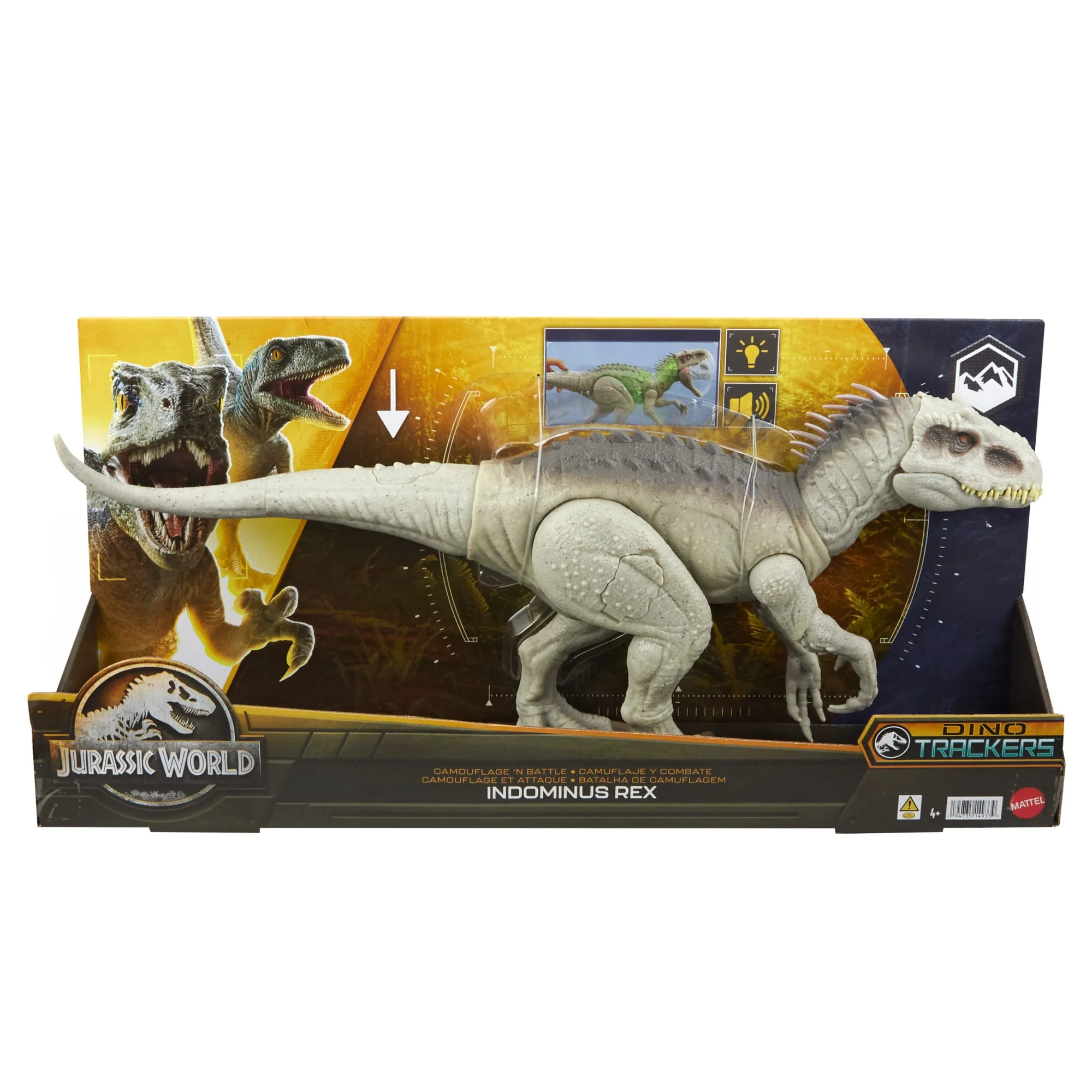 Figurine Jurassic World Combat Camouflage Indominus Rex Lumières, Sons Et Mouvements - Image 6