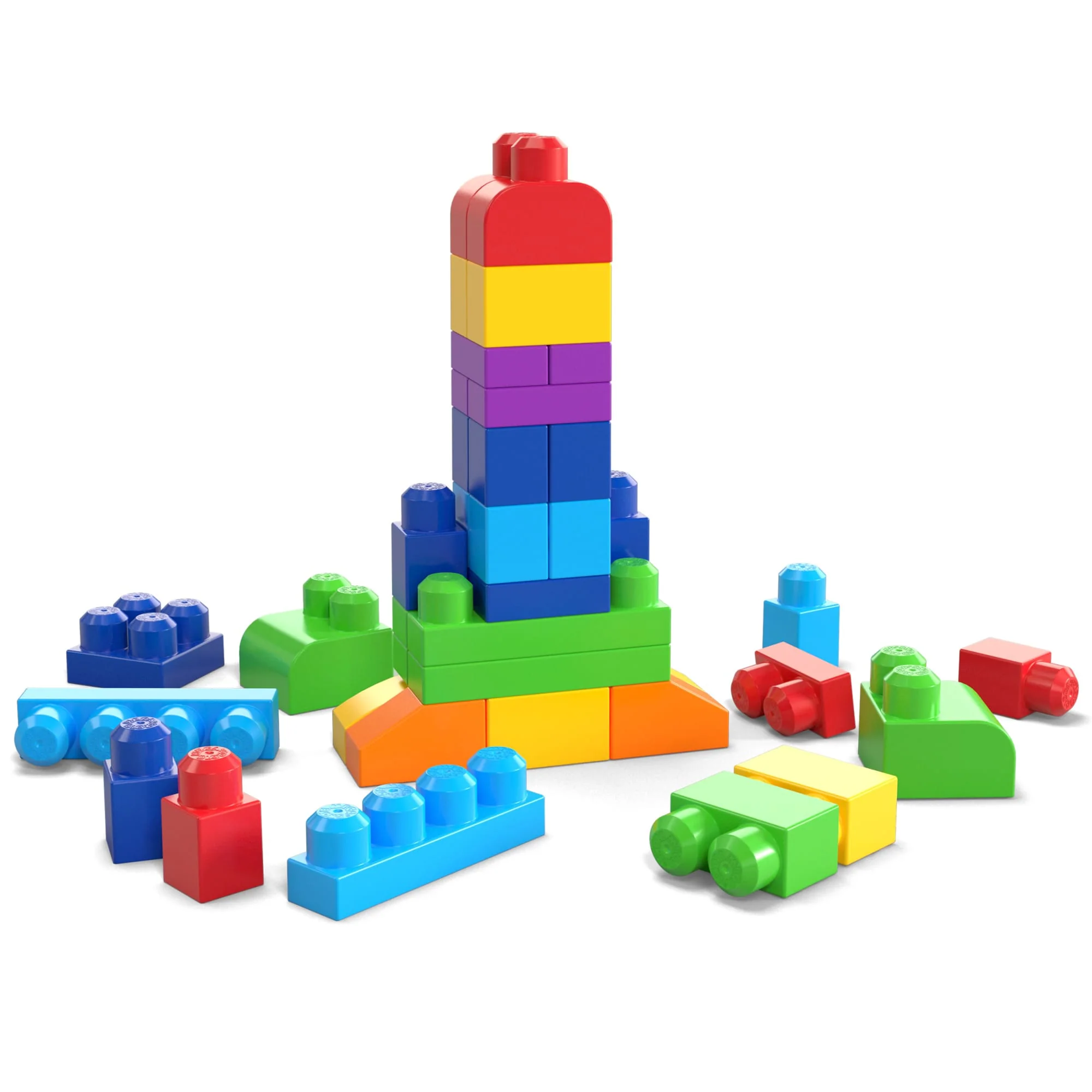 MEGA BLOKS First Builders Big Building Bag Toy Blocks With Storage Bag (60 Pieces) For Toddler - Image 3
