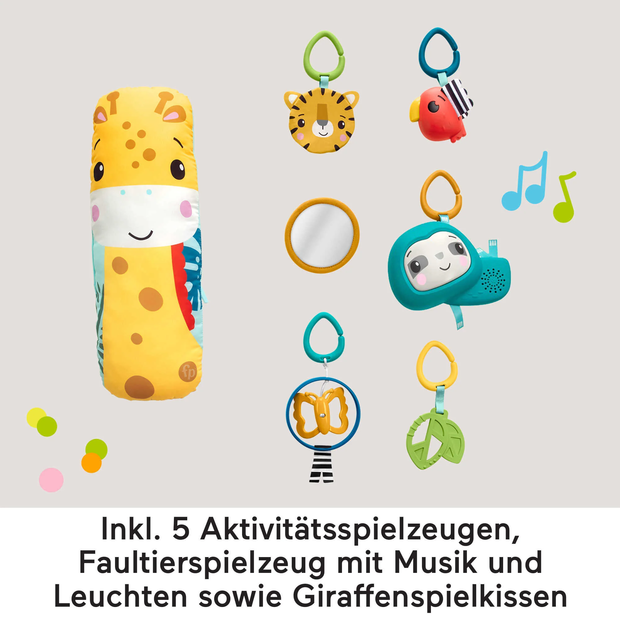 Fisher-Price 3-In-1 Rainforest Spieldecke - Image 5