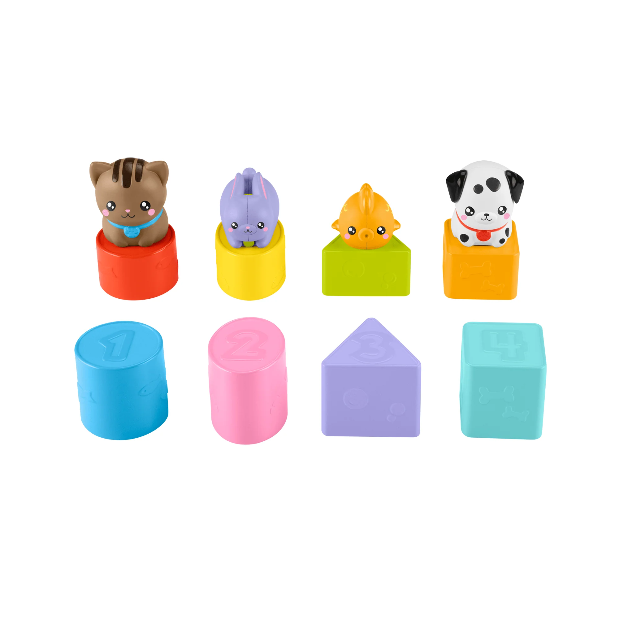 Fisher-Price Βαλιτσάκι Μεταφοράς Με Ζωάκια Και Σχήματα, Παιχνίδι Ταξινόμησης, 8 Κύβοι - Image 5