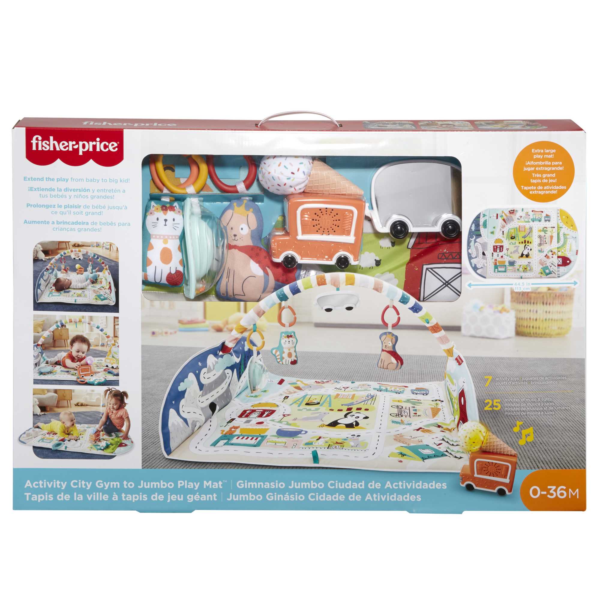 Fisher-Price Activity City Gym to Jumbo Play Mat - Image 6