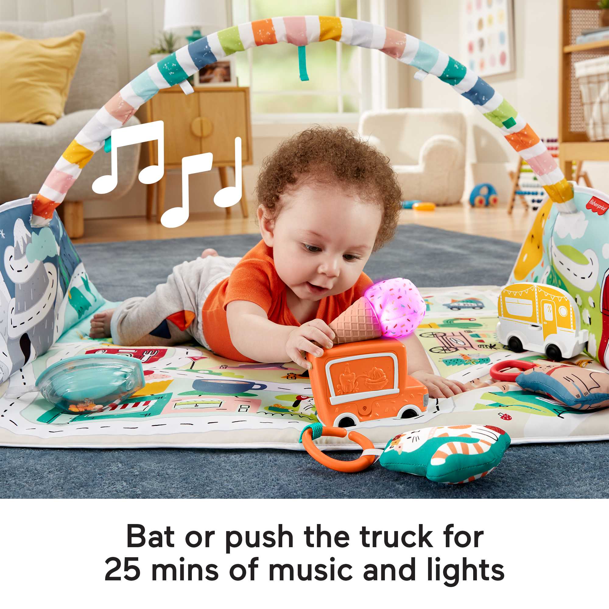 Fisher-Price Activity City Gym To Jumbo Play Mat - Image 4