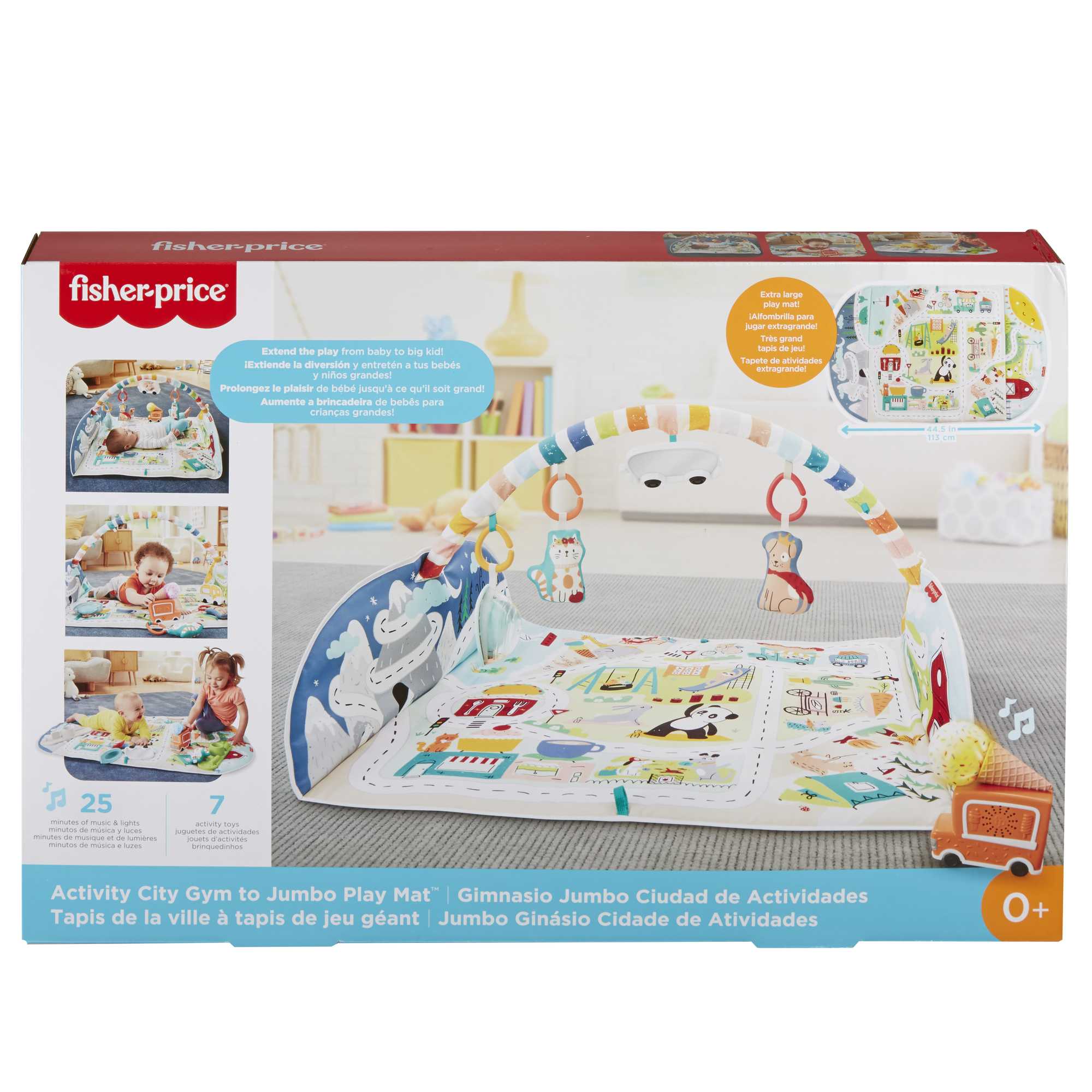 Fisher-Price Activity City Gym To Jumbo Play Mat - Image 6