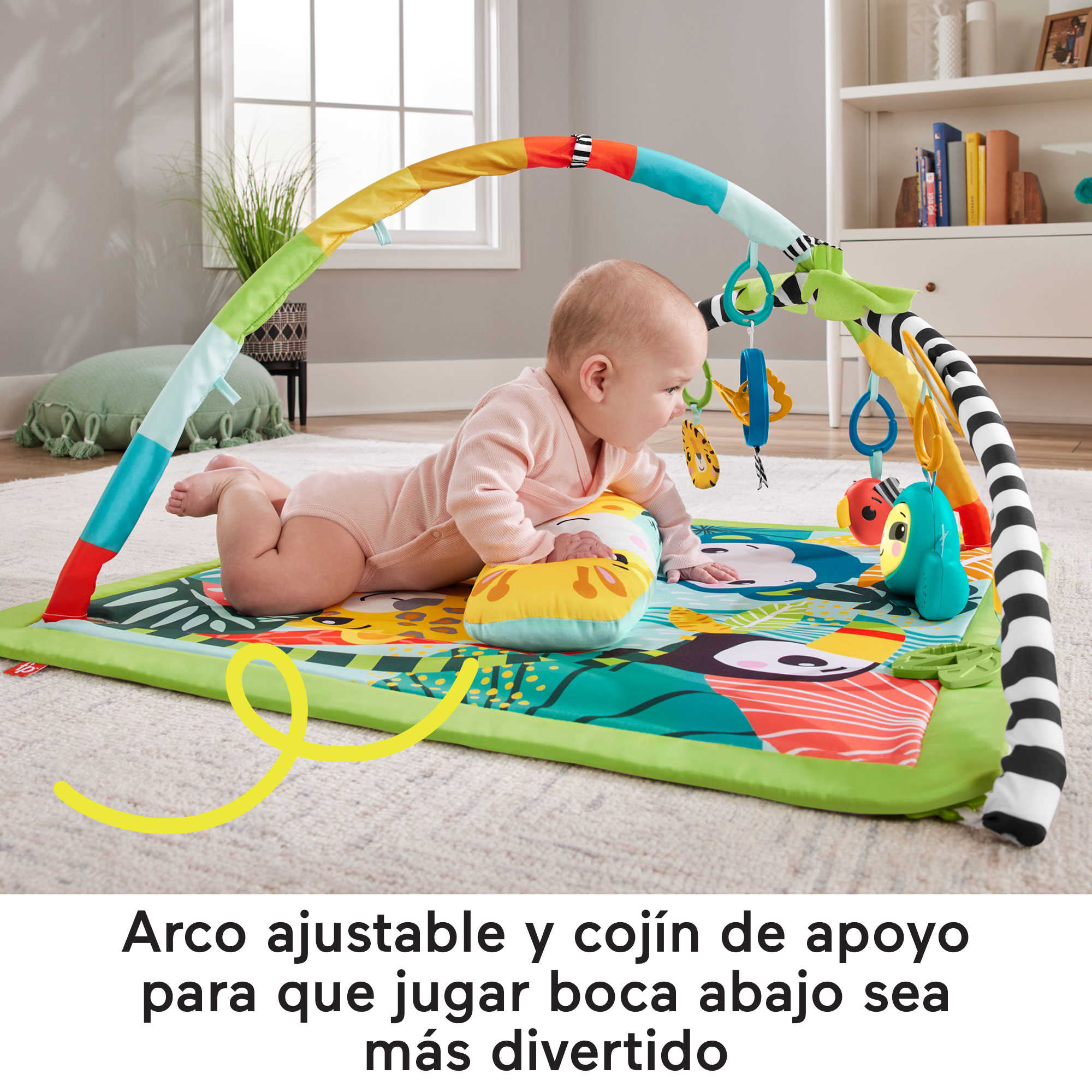 Fisher-Price Selva Tropical 3 En 1 Gimnasio Actividades Recién Nacido - Image 3