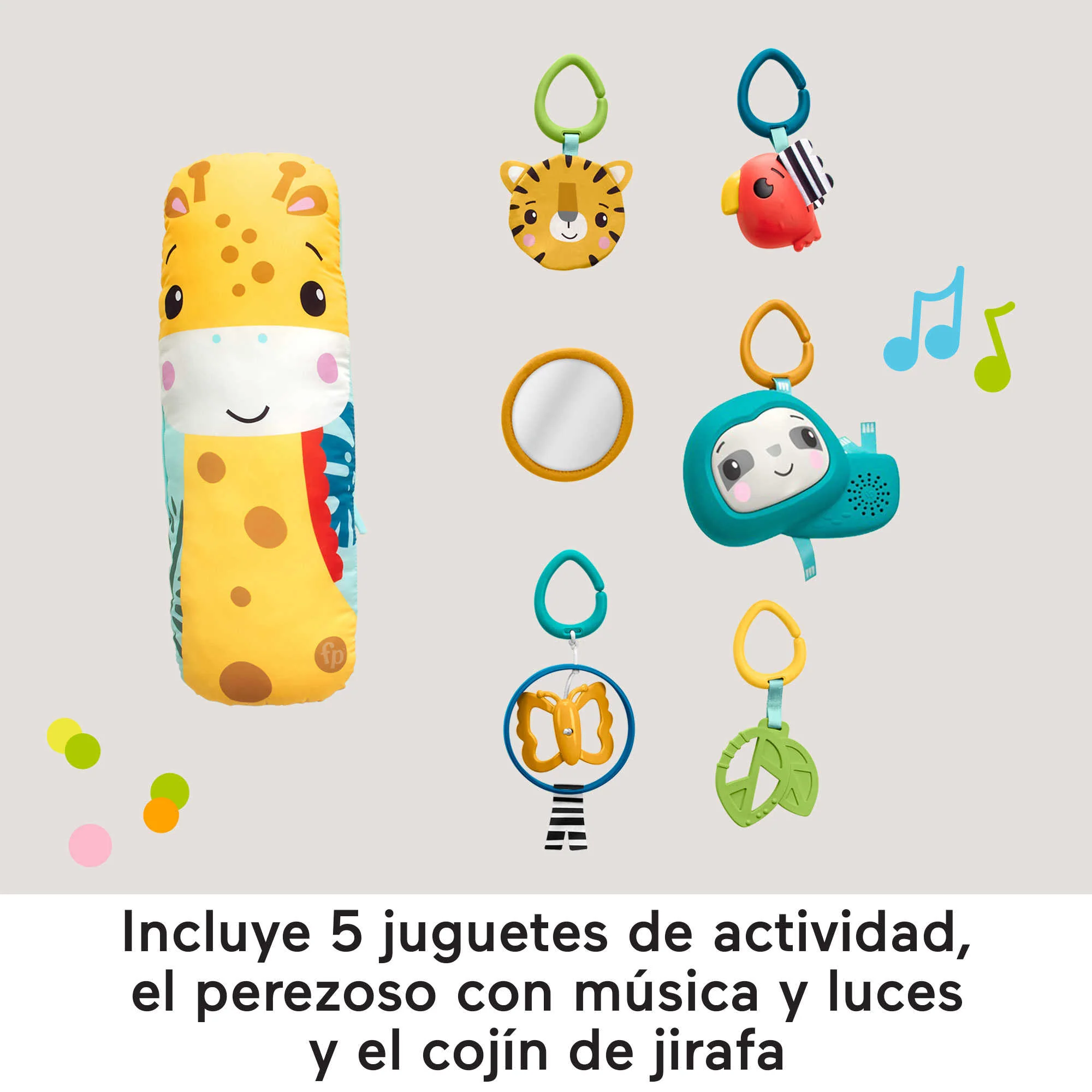 Fisher-Price Selva Tropical 3 En 1 Gimnasio Actividades Recién Nacido - Image 5