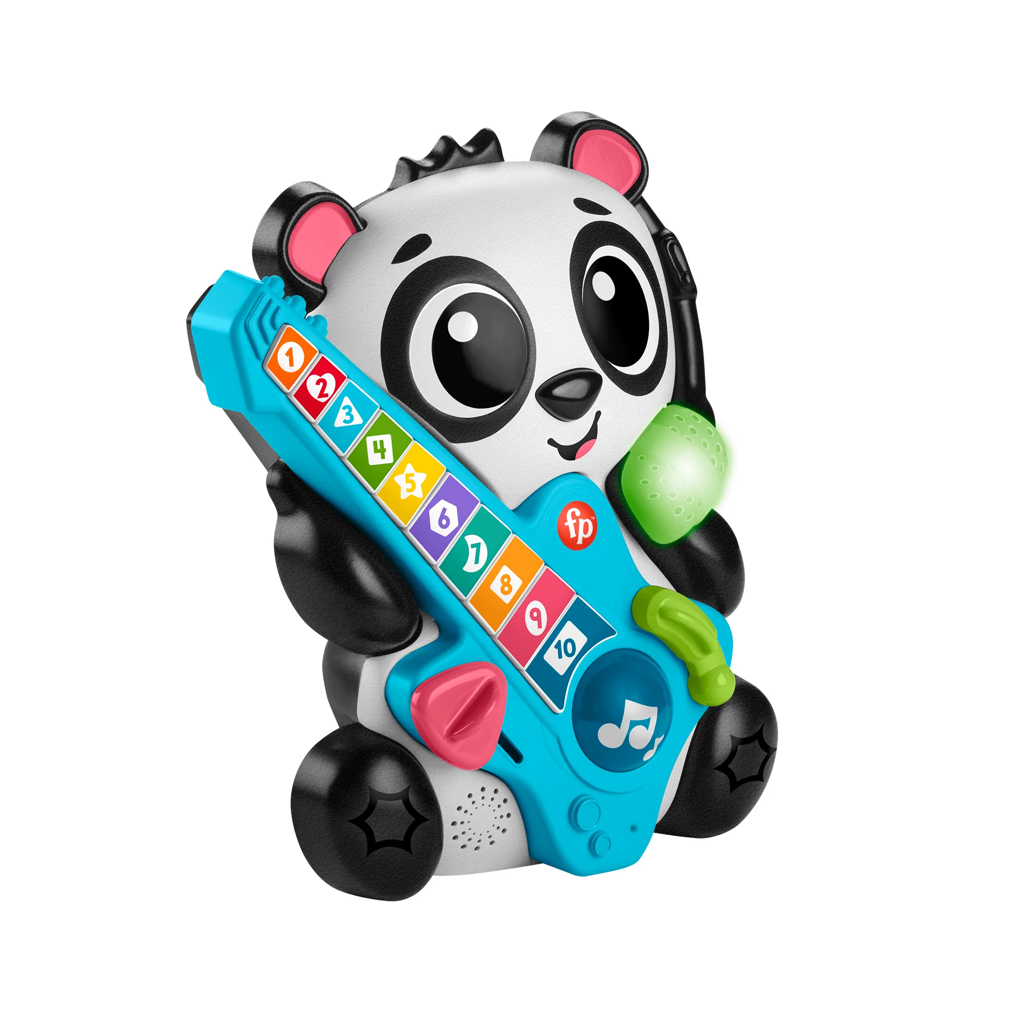 Fisher-Price Link Squad Animal Band Gina La Pandina Impariamo A Contare, Giocattolo Per L'Apprendimento Per Neonati Con Musica E Luci, Versione Italiana - Image 5