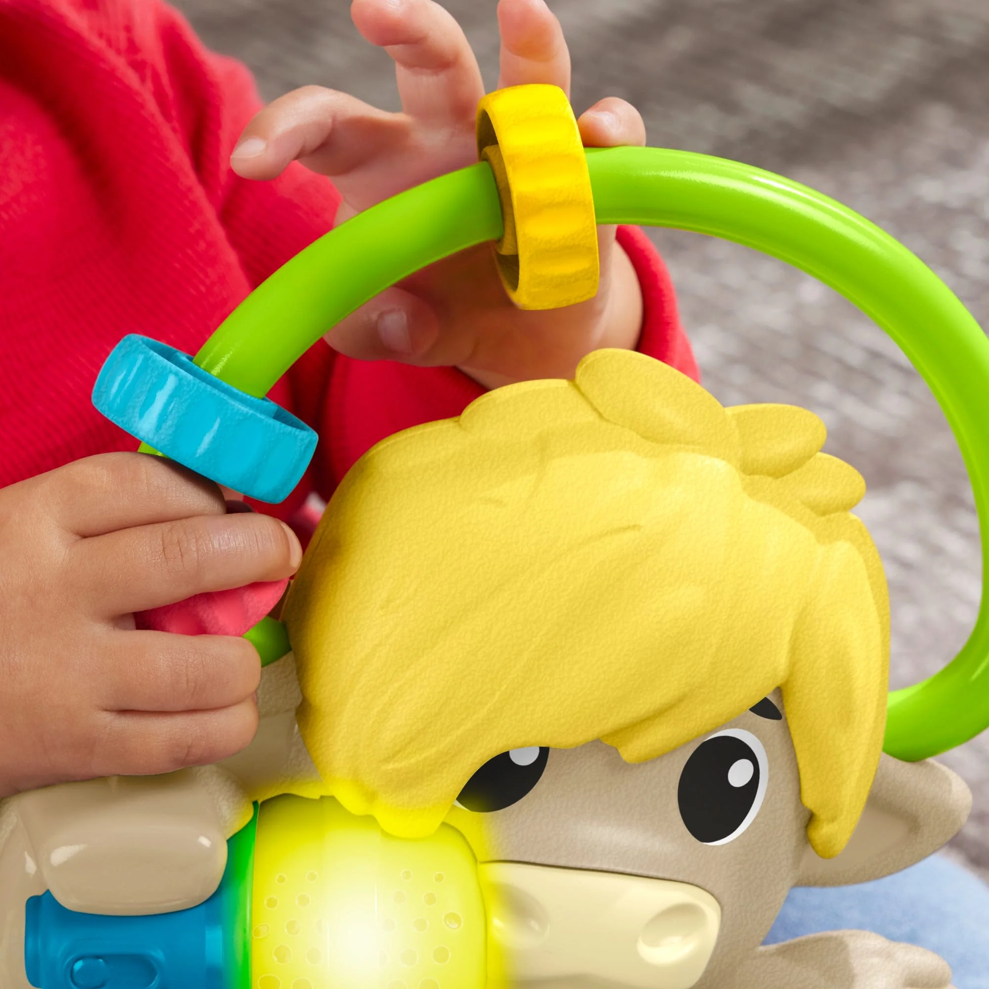 Fisher-Price Link Squad Animal Band Lello Il Torello Abc, Giocattolo Per L'Apprendimento Per Neonati Con Musica E Luci, Versione Italiana - Image 4