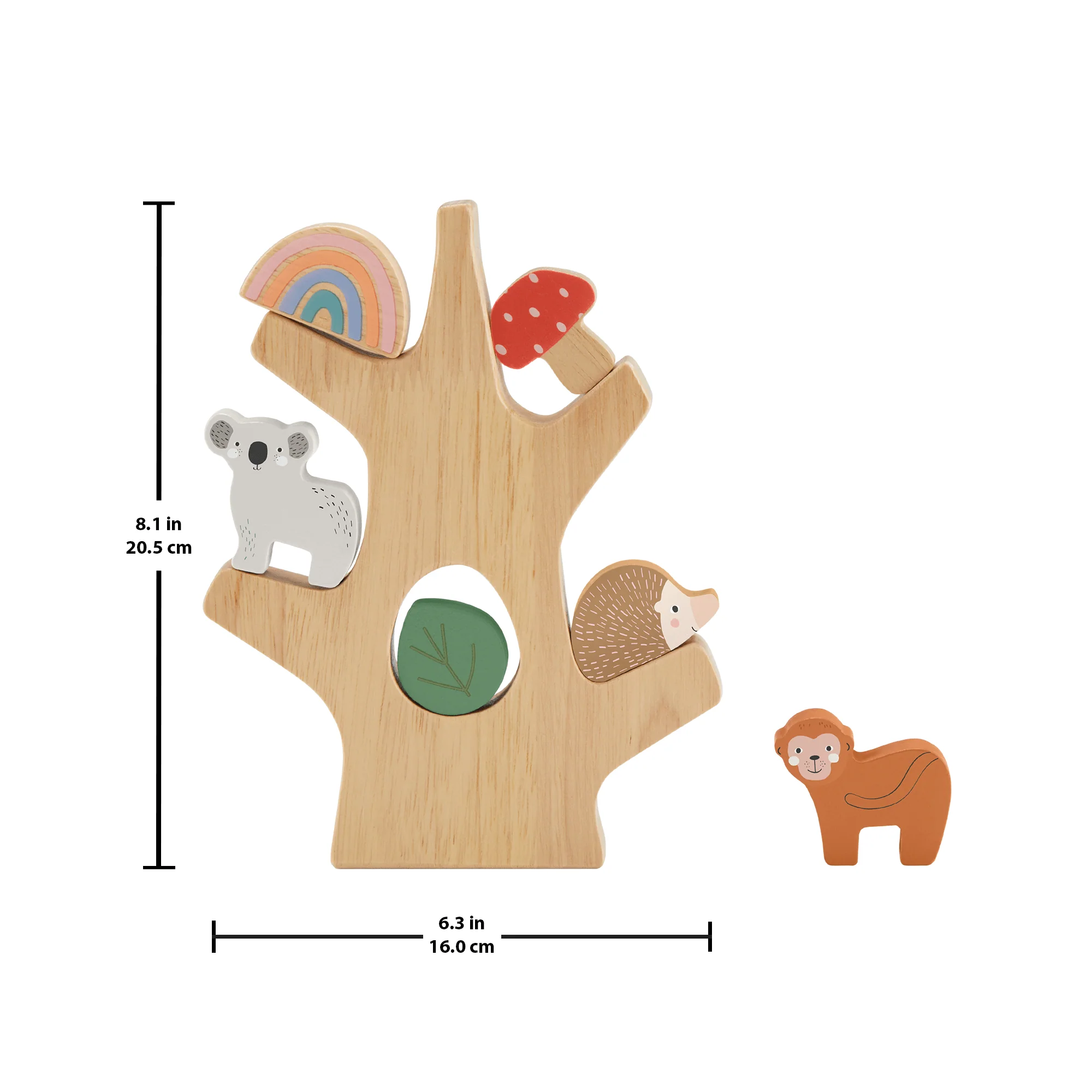 Fisher-Price-Arbre D’Équilibre En Bois, 10 Pièces - Image 6