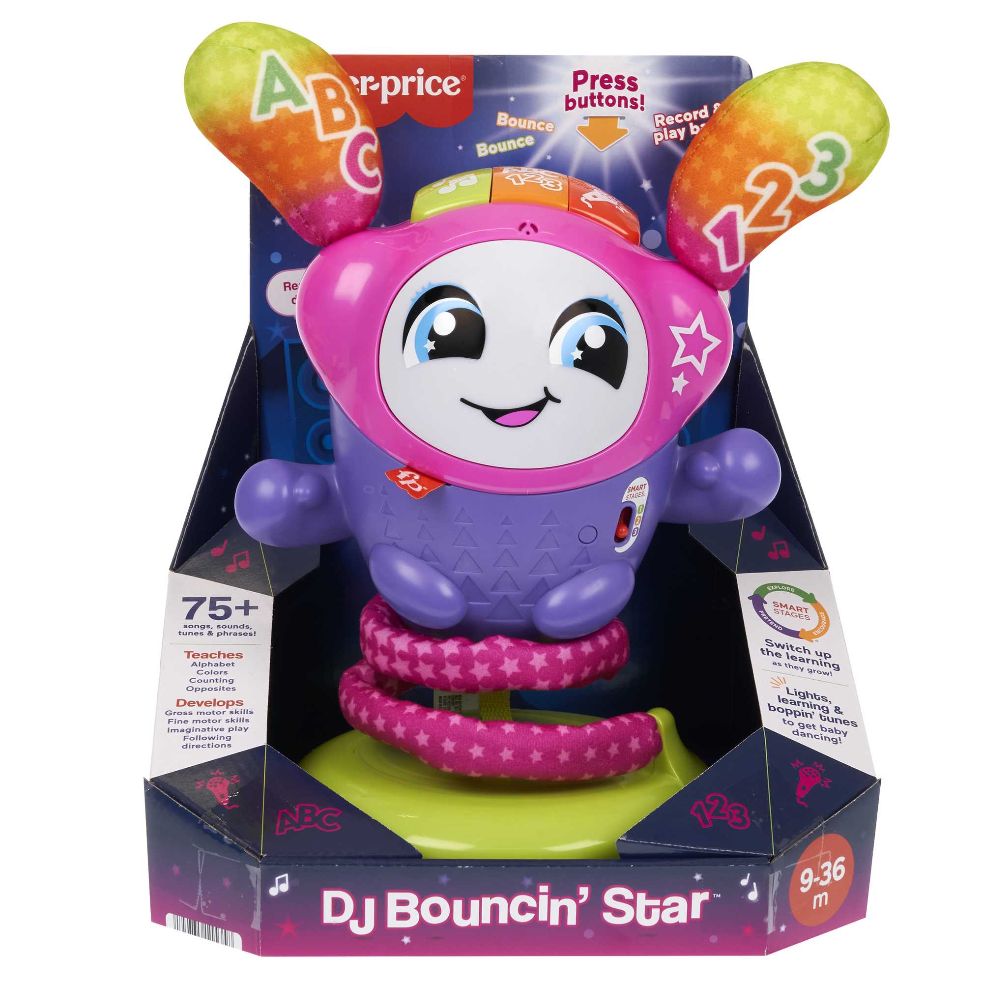 Fisher-Price Poziomy Nauki Taneczna Gwiazda Dj Zabawka Interaktywna Pol - Image 6