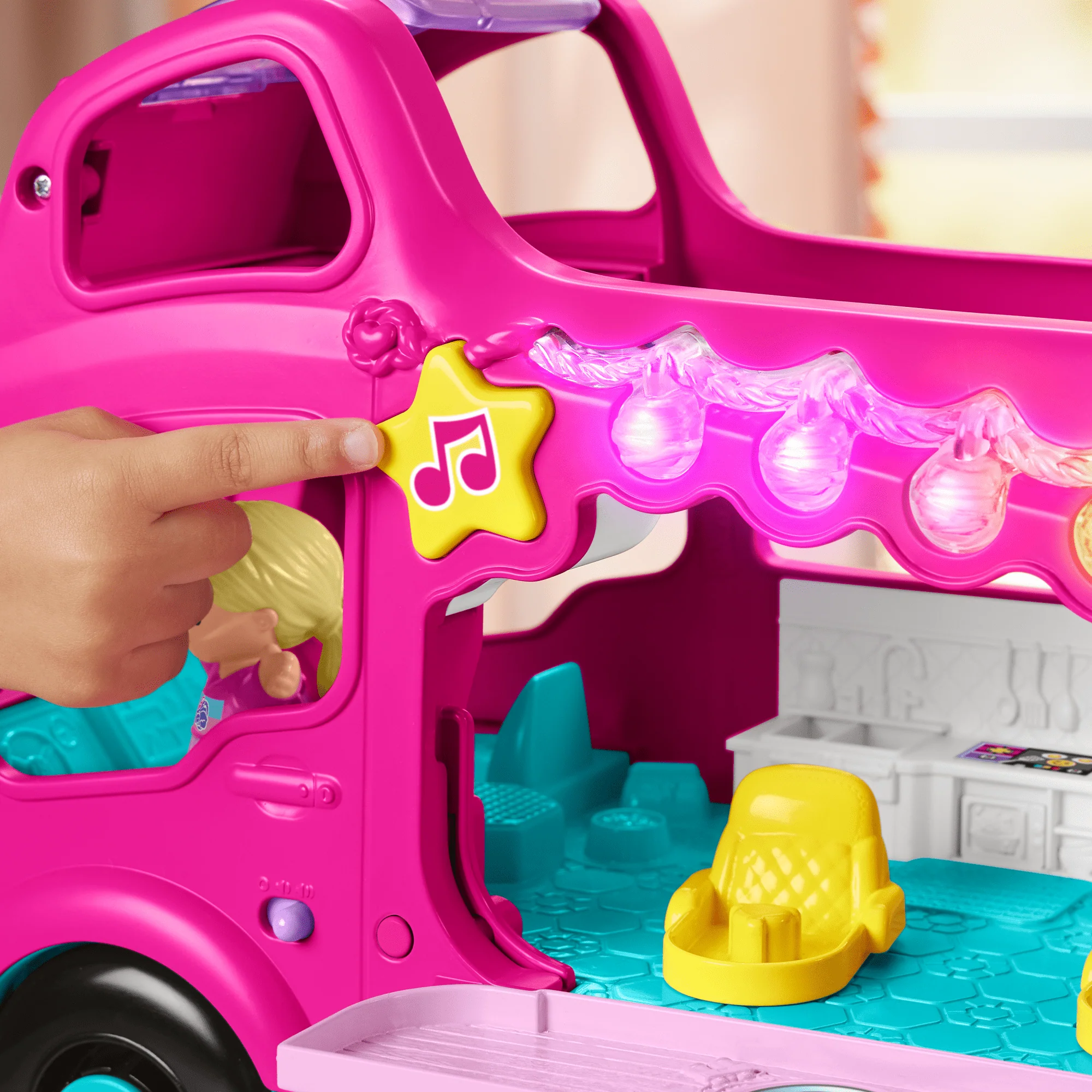 Fisher-Price-Barbie Little People-Camping-Car Transformable - Image 3