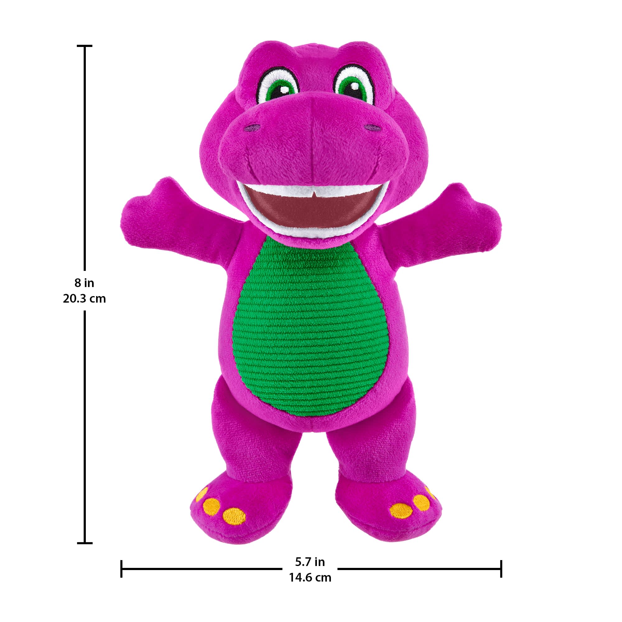 Fisher-Price Barney's World 8-Inch Plush Barney Toy Dinosaur For Toddlers & Preschool Kids - Image 5