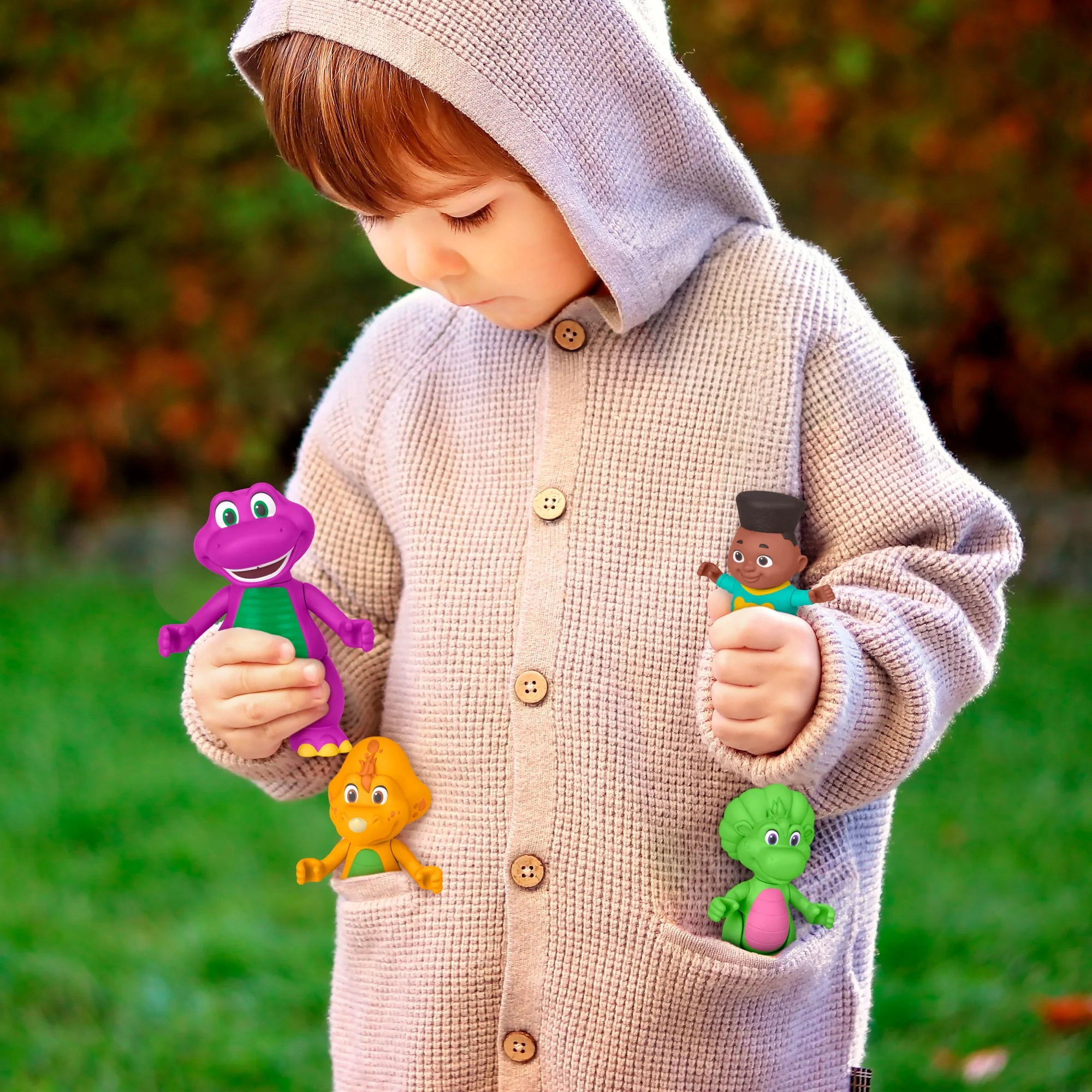 Fisher-Price Barney's World Barney Hey Friends Pack With 4 Figures - Image 4