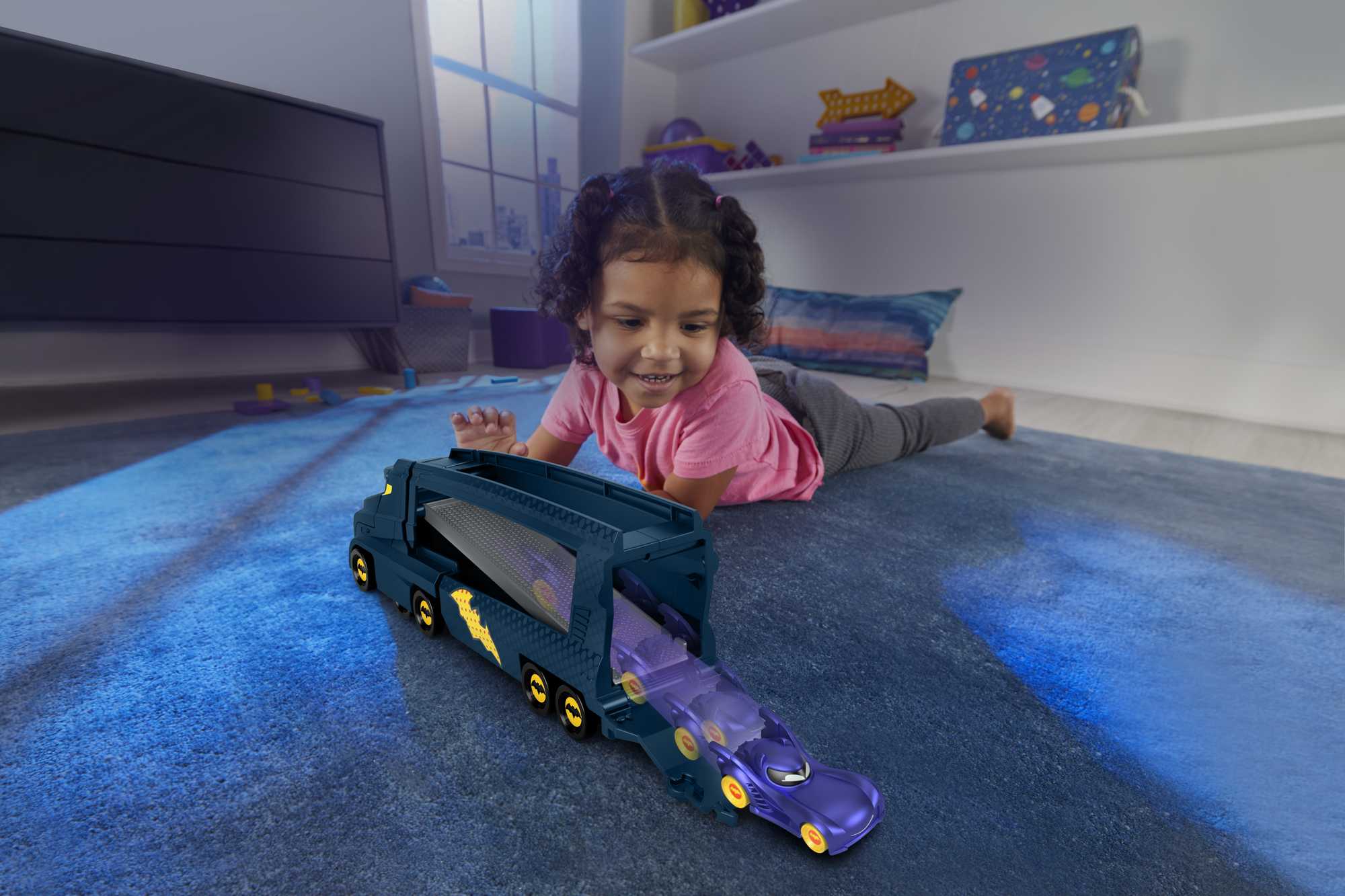 Fisher-Price-Batwheels Dc-Bat-Camion Avec Rampe - Image 2
