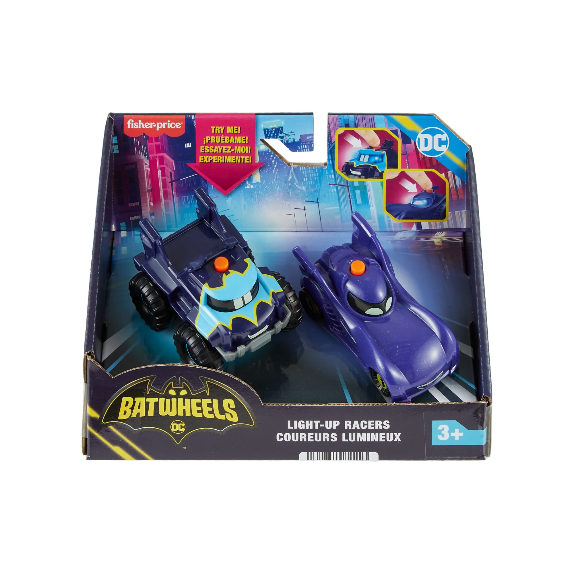 Fisher-Price Batwheels Bam Y Buff Pack 2 Coches Con Luces - Image 6