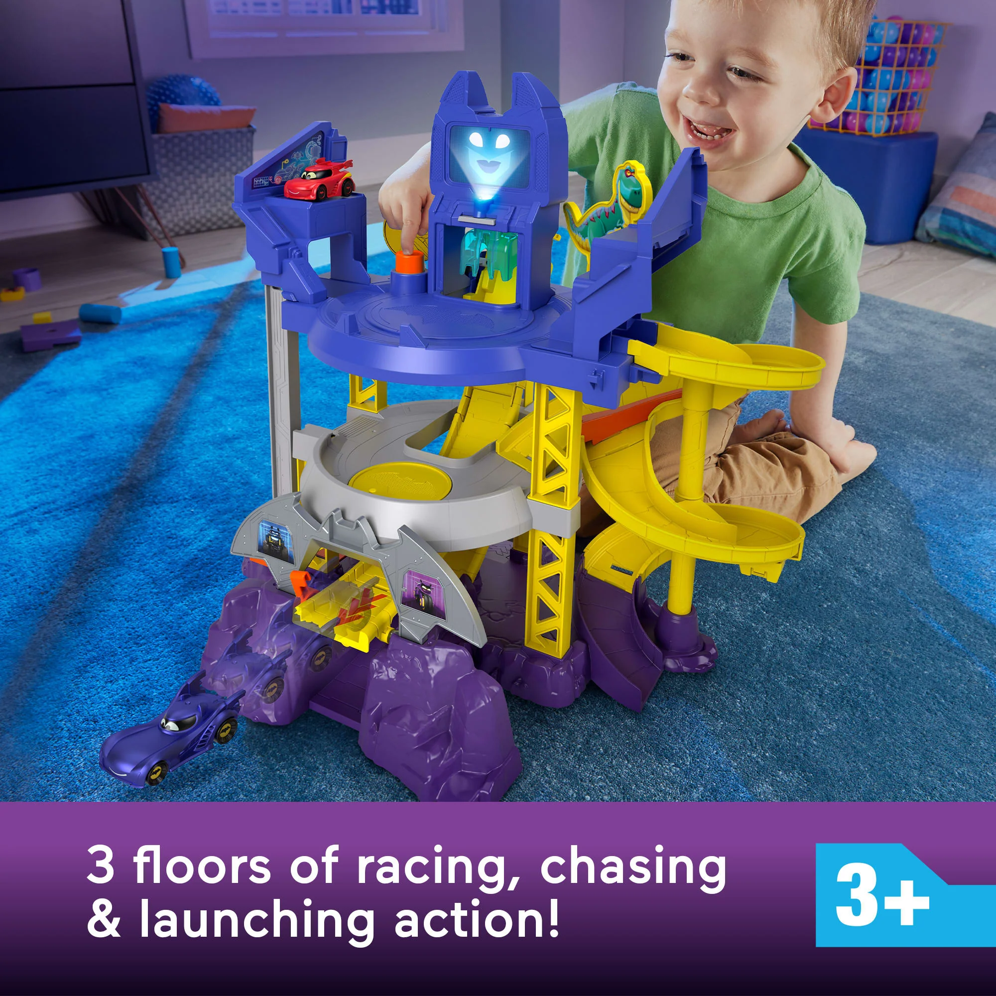 Fisher-Price Batwheels Launch & Race Batcave - Image 2