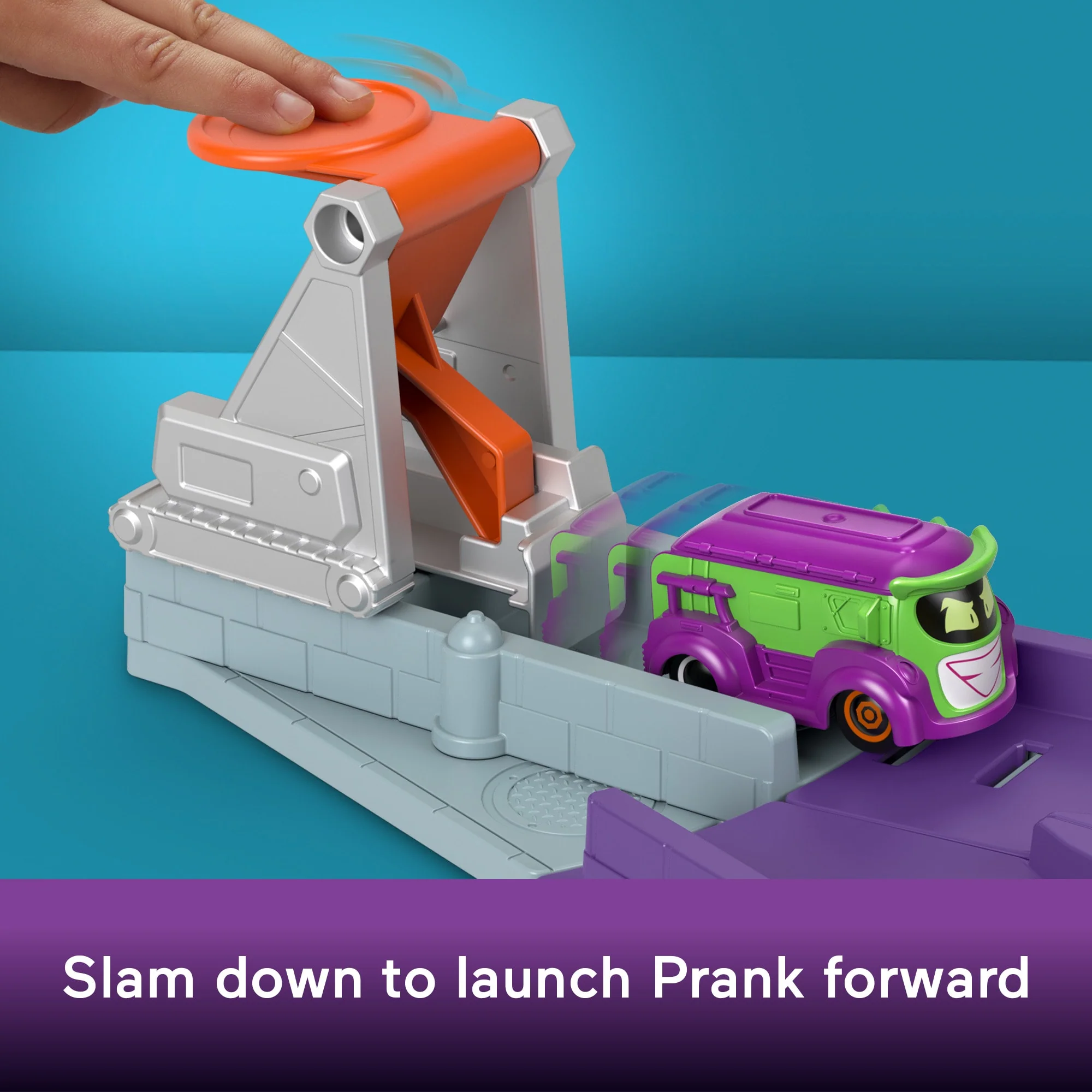 Fisher-Price Dc Batwheels Playset With Car Ramp And Launcher, Legion Of Zoom Launching Hq - Image 3