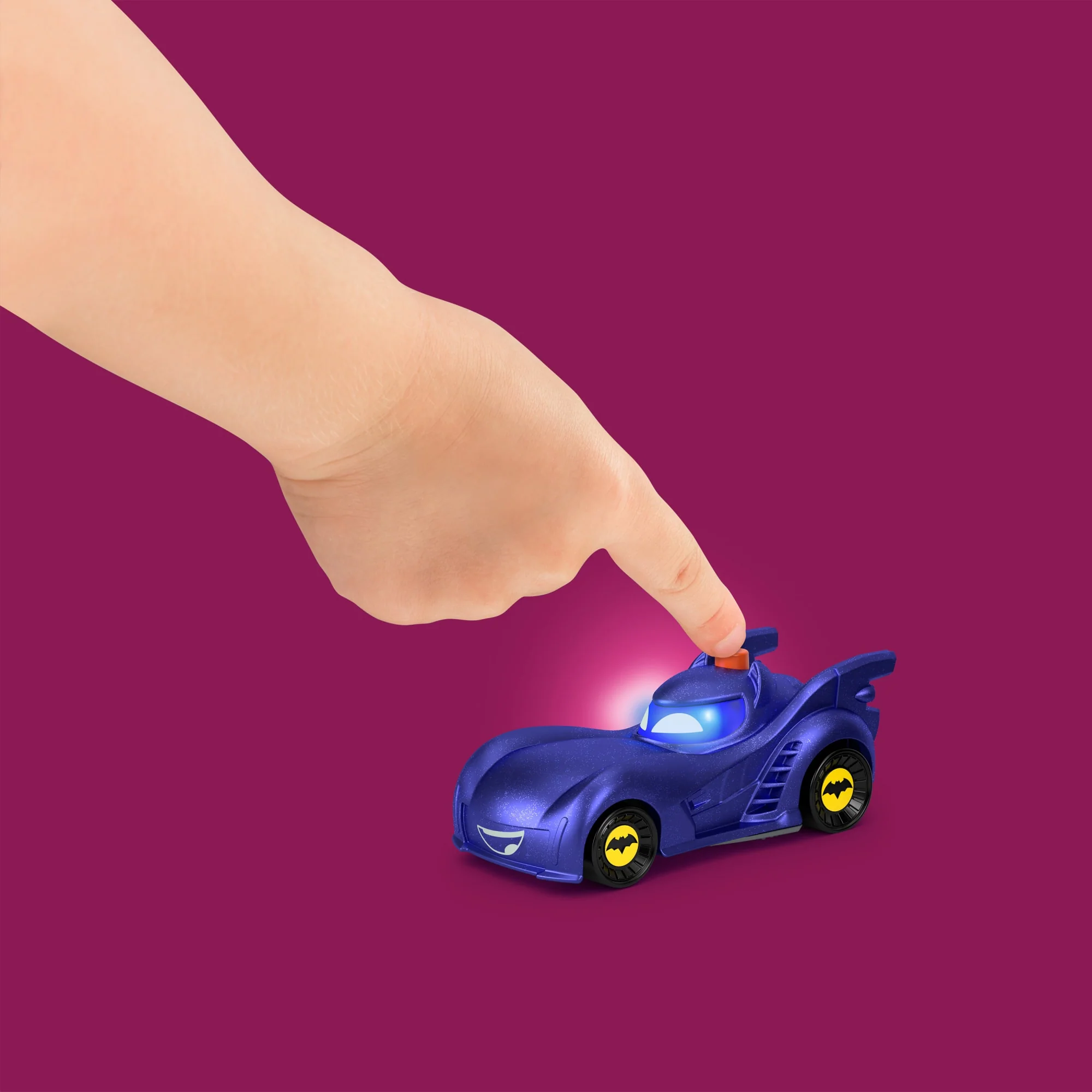 Fisher-Price Batwheels Lichteffekt Rennautos - Image 3